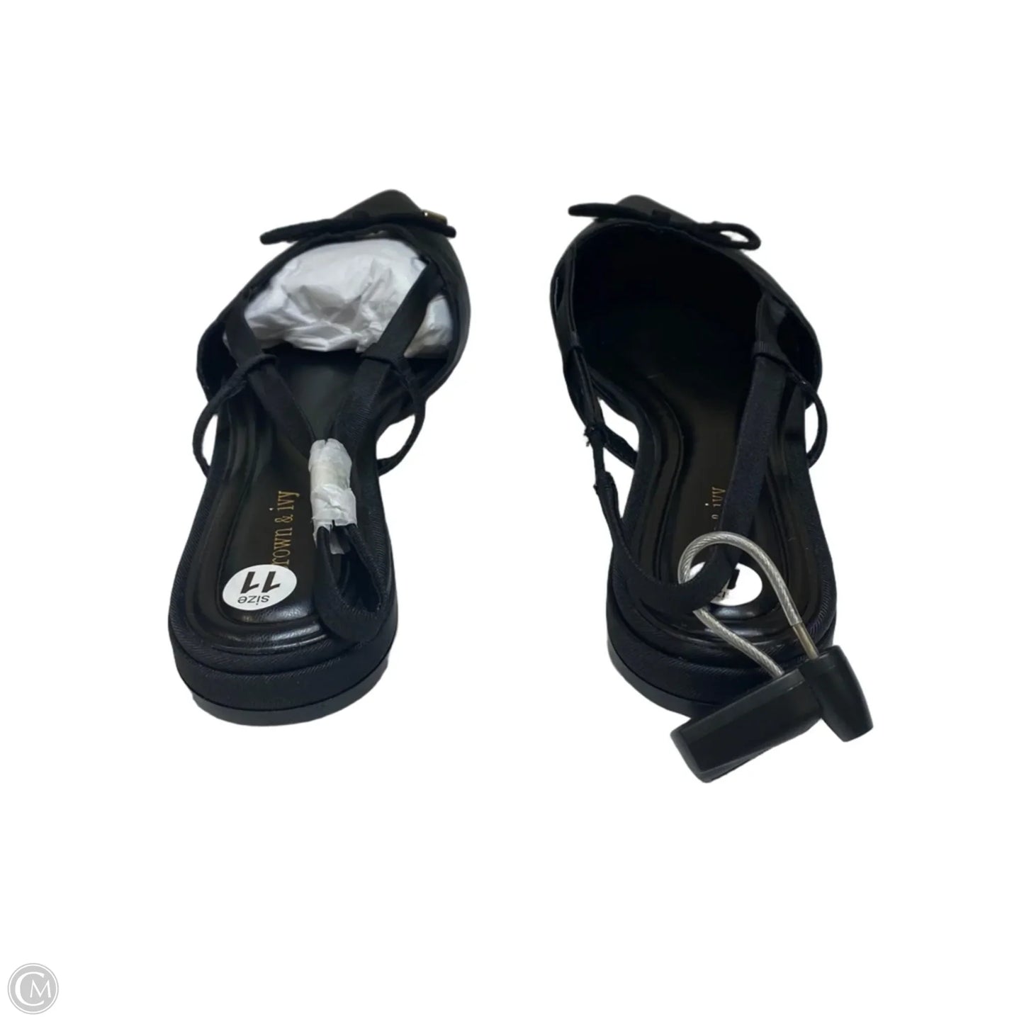Shoes Flats By Crown And Ivy In Black, Size: 11