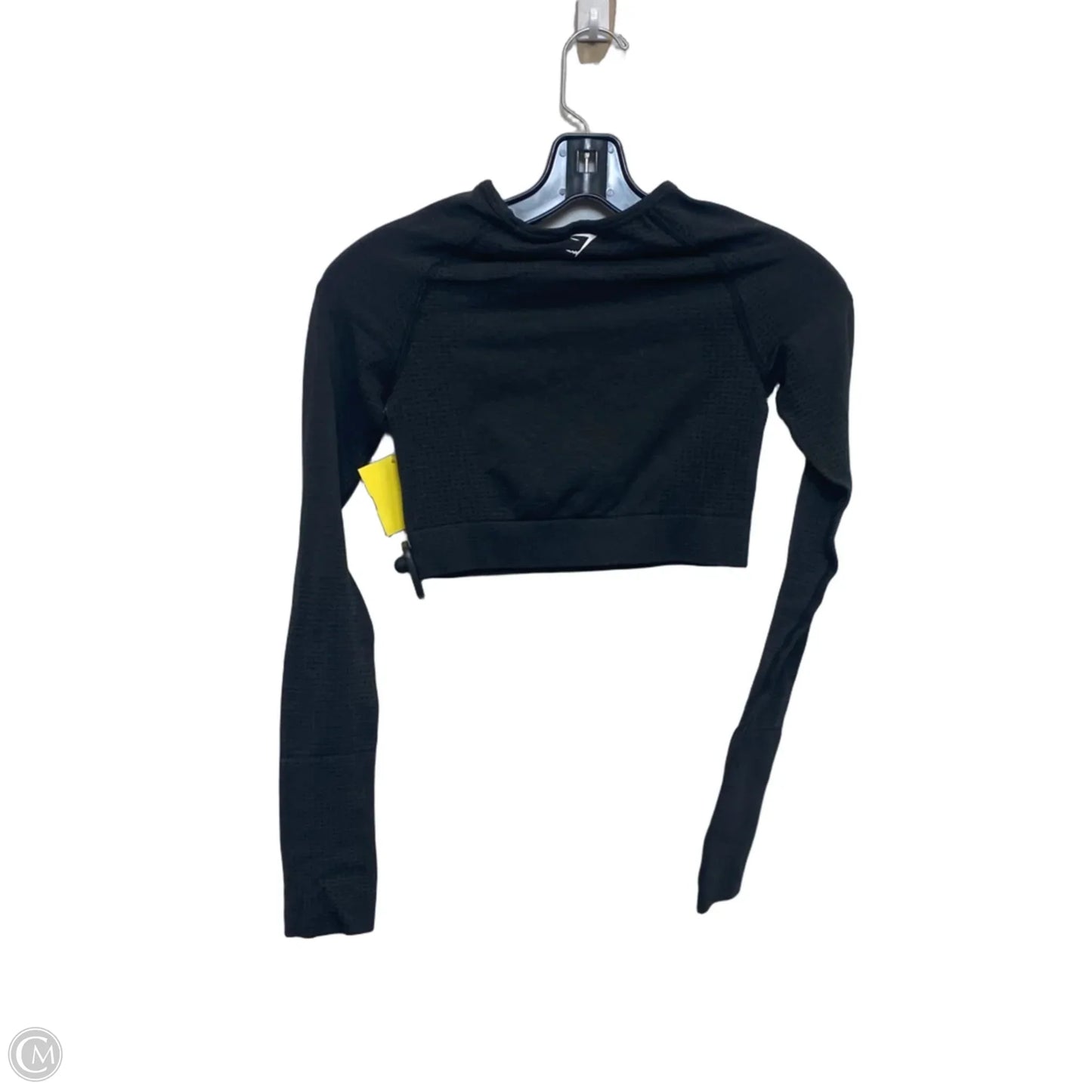 Athletic Top Long Sleeve Crewneck By Gym Shark In Grey, Size: Xs