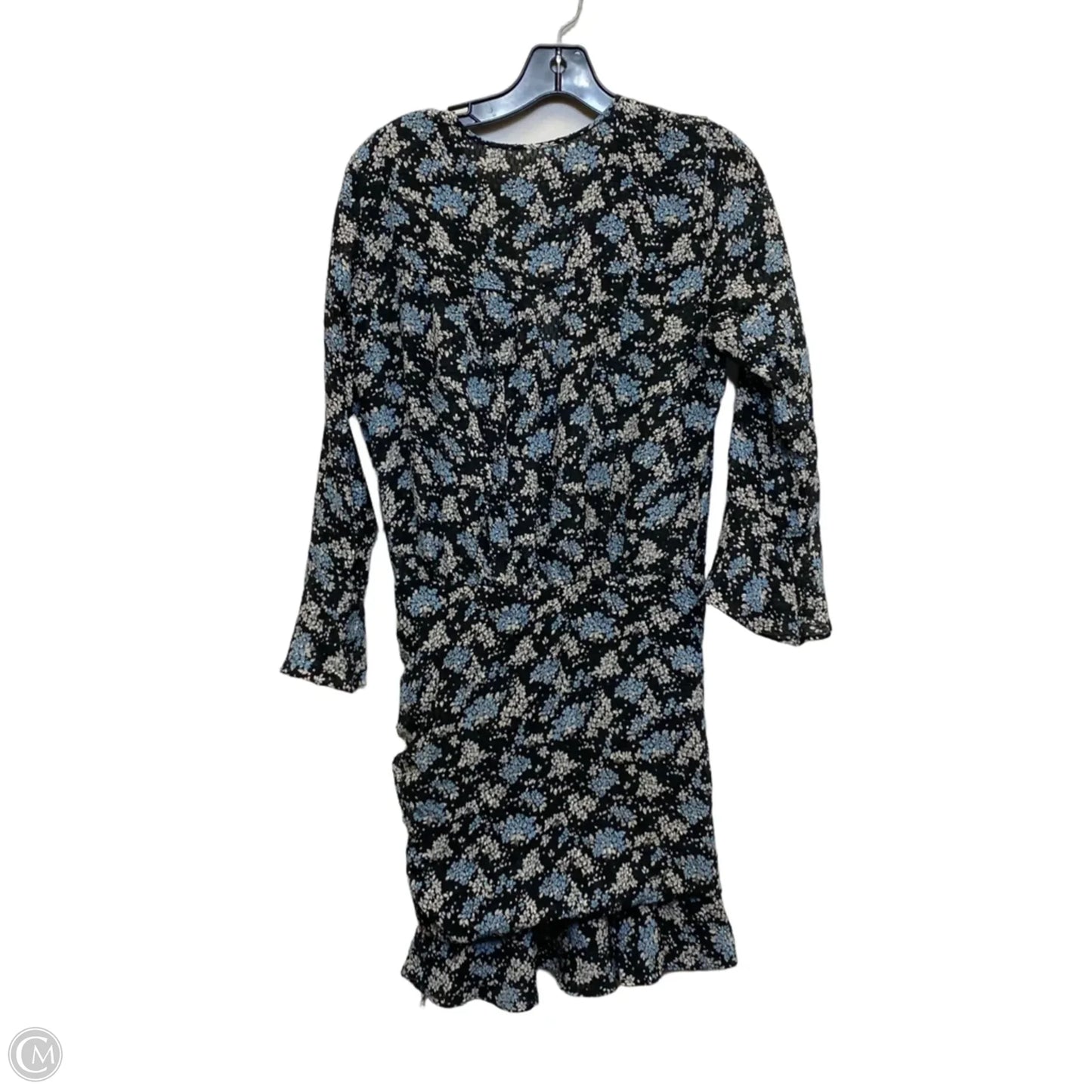 Dress Designer By Veronica Beard In Black & Blue, Size: M