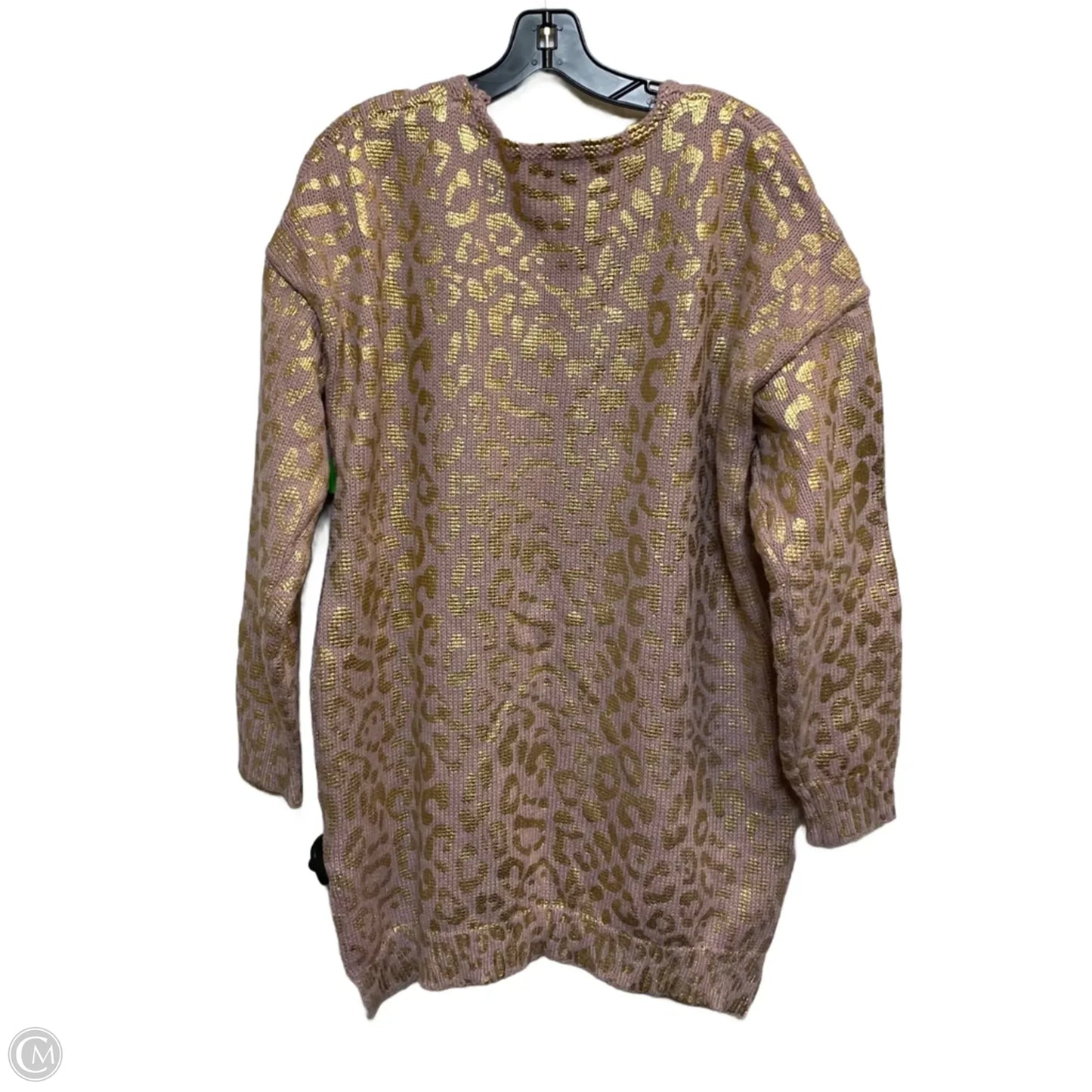 Sweater By Shop the Mint In Gold & Pink, Size: L
