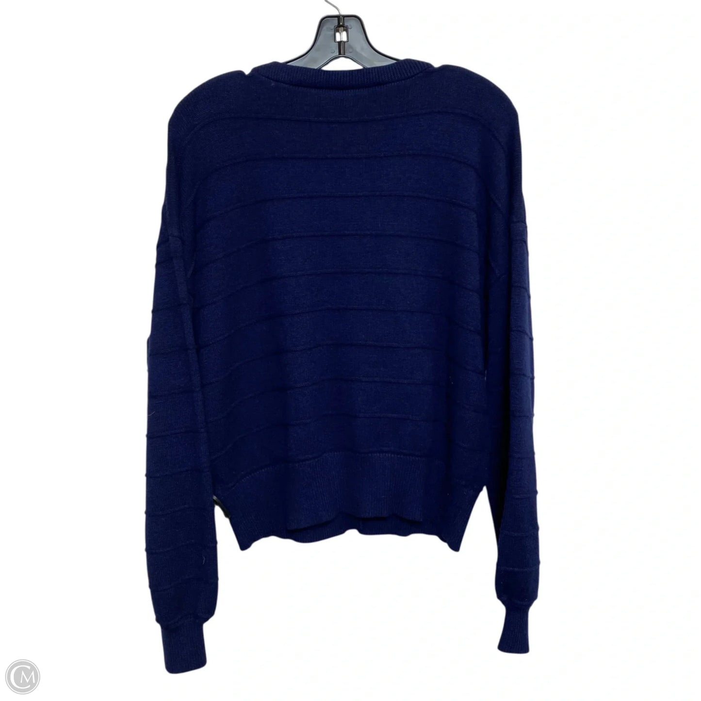 Sweater Cardigan By Clothes Mentor In Navy, Size: Xxl