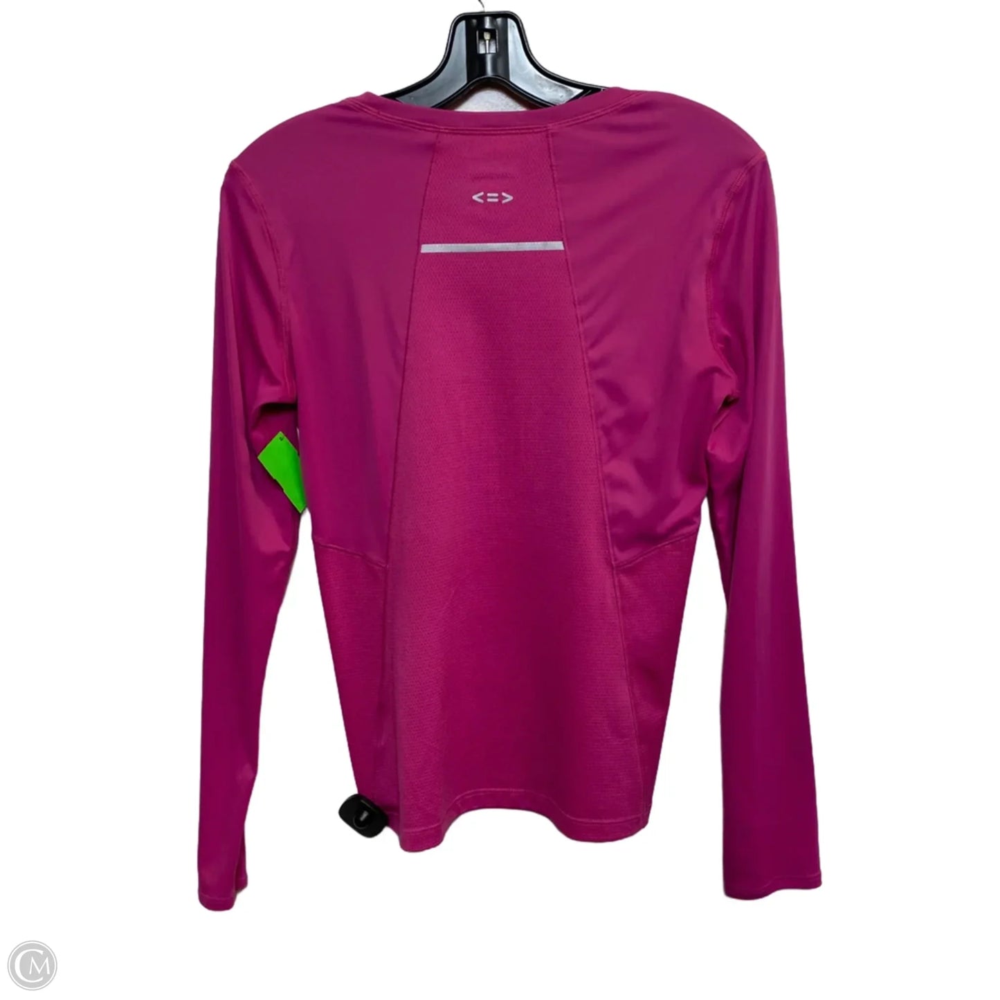 Athletic Top Long Sleeve Crewneck By New Balance In Pink, Size: S