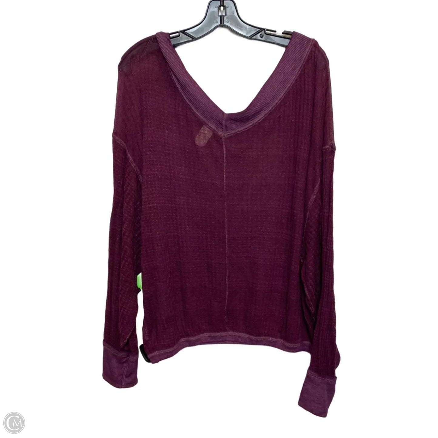 Top Long Sleeve By We The Free In Purple, Size: S