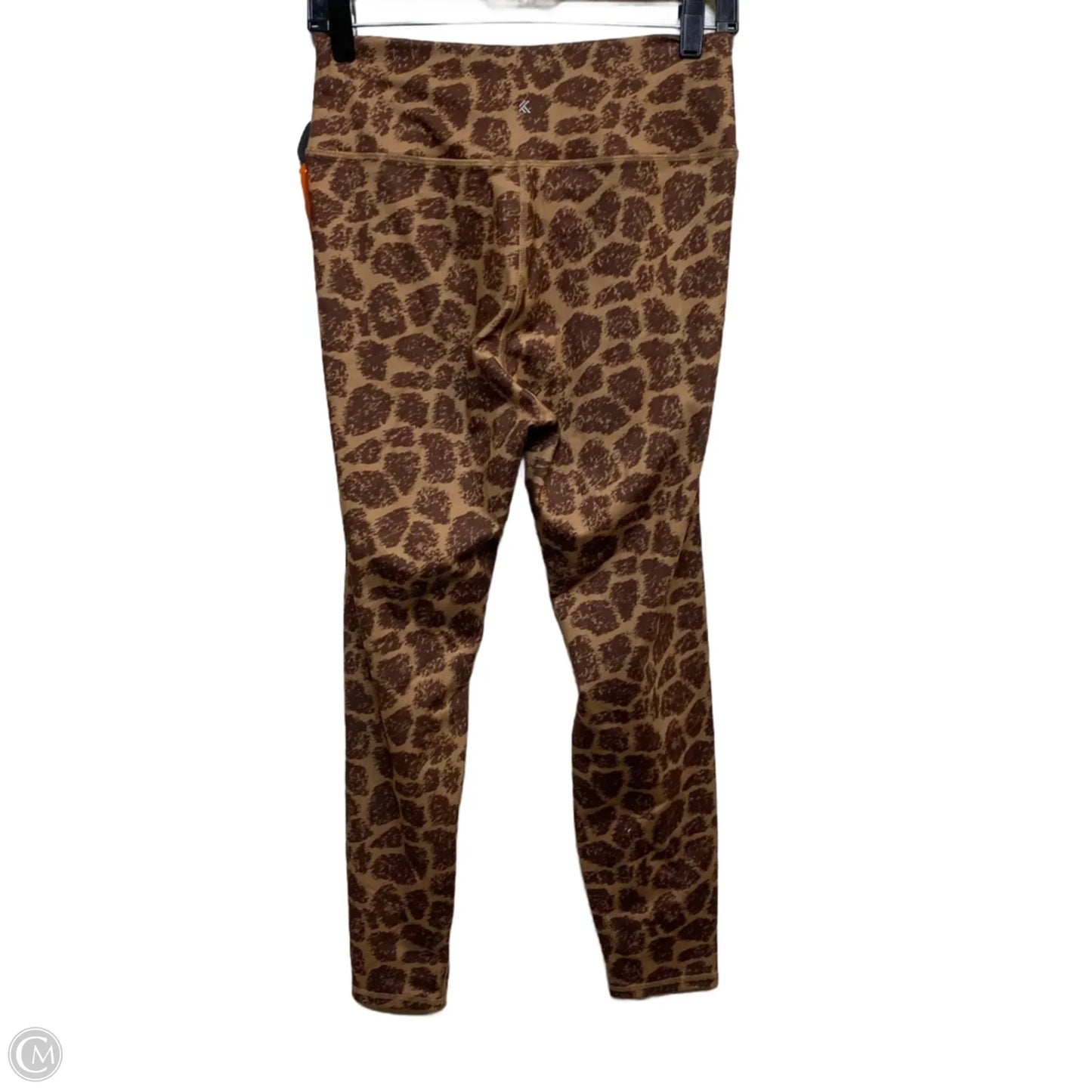 Athletic Leggings By Kyodan In Brown, Size: L