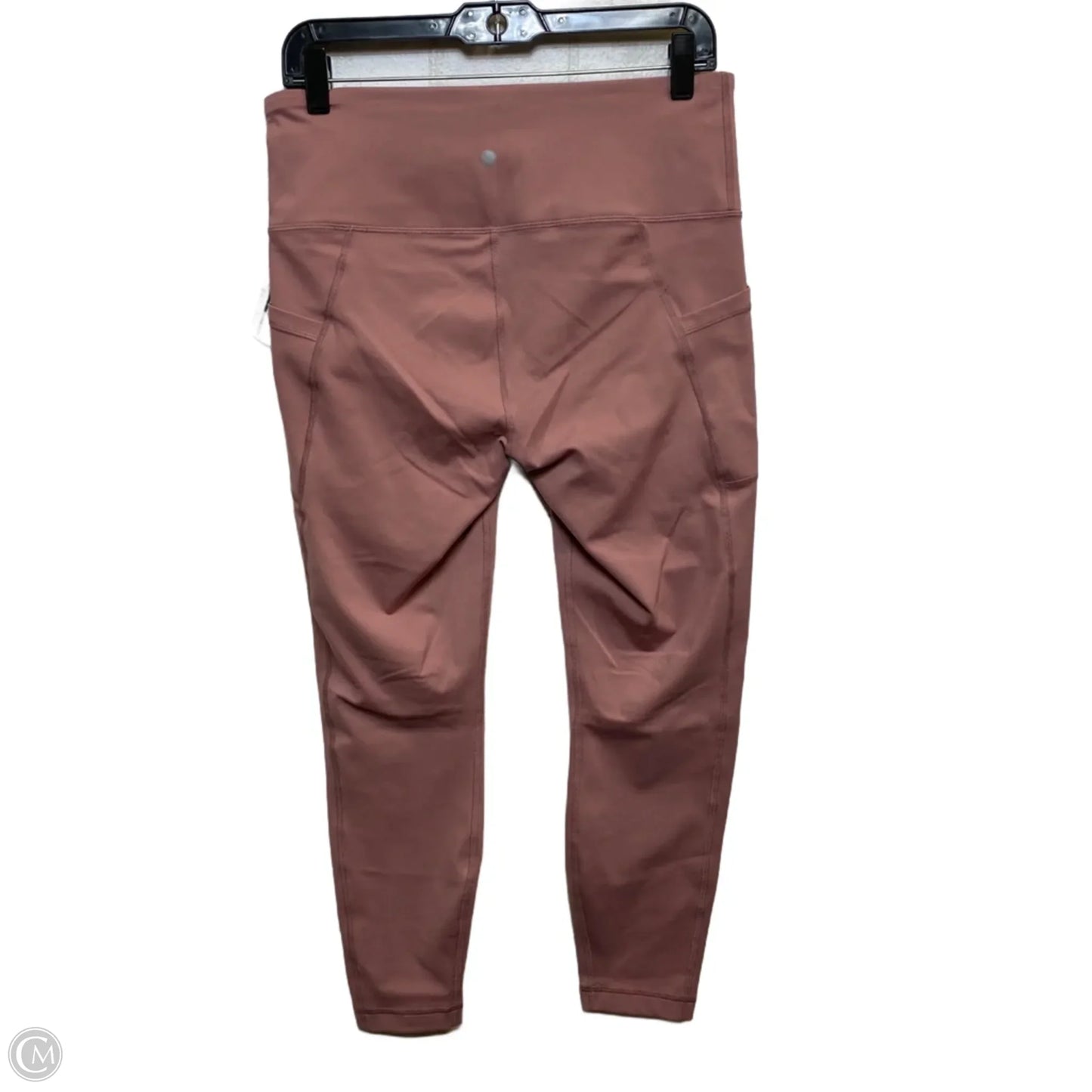 Athletic Leggings By Yogalicious In Pink, Size: L