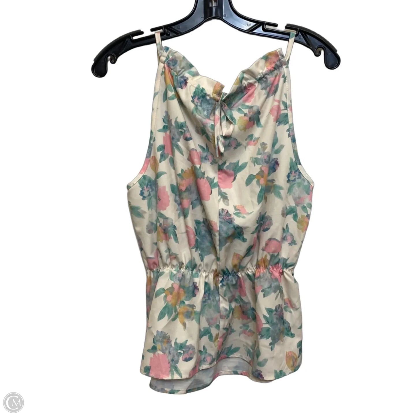 Top Sleeveless By Shein In Cream, Size: Xs