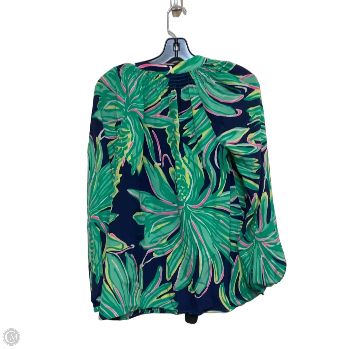 Top Long Sleeve Designer By Lilly Pulitzer In Green, Size: S