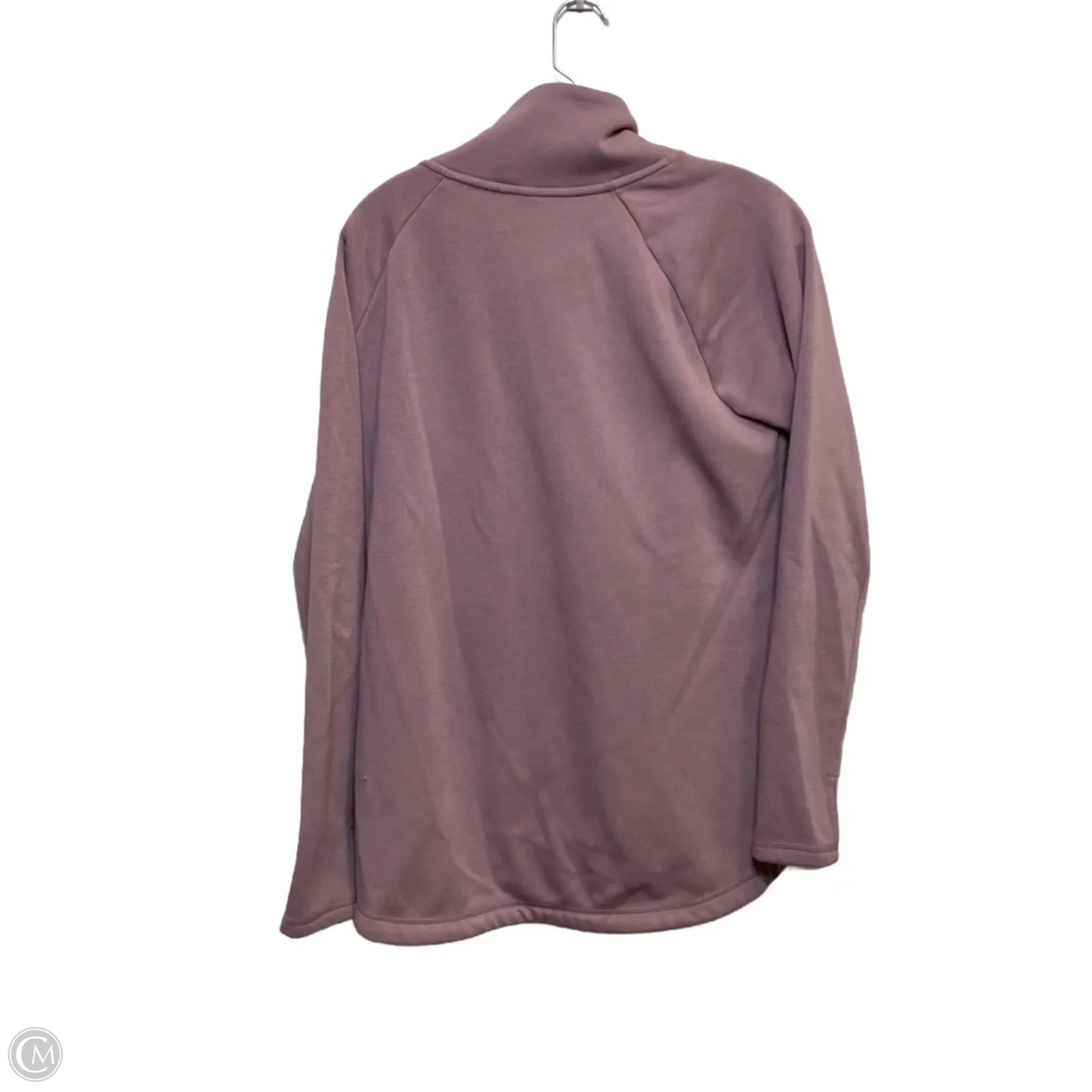 Athletic Top Long Sleeve Collar By Athleta In Purple, Size: M