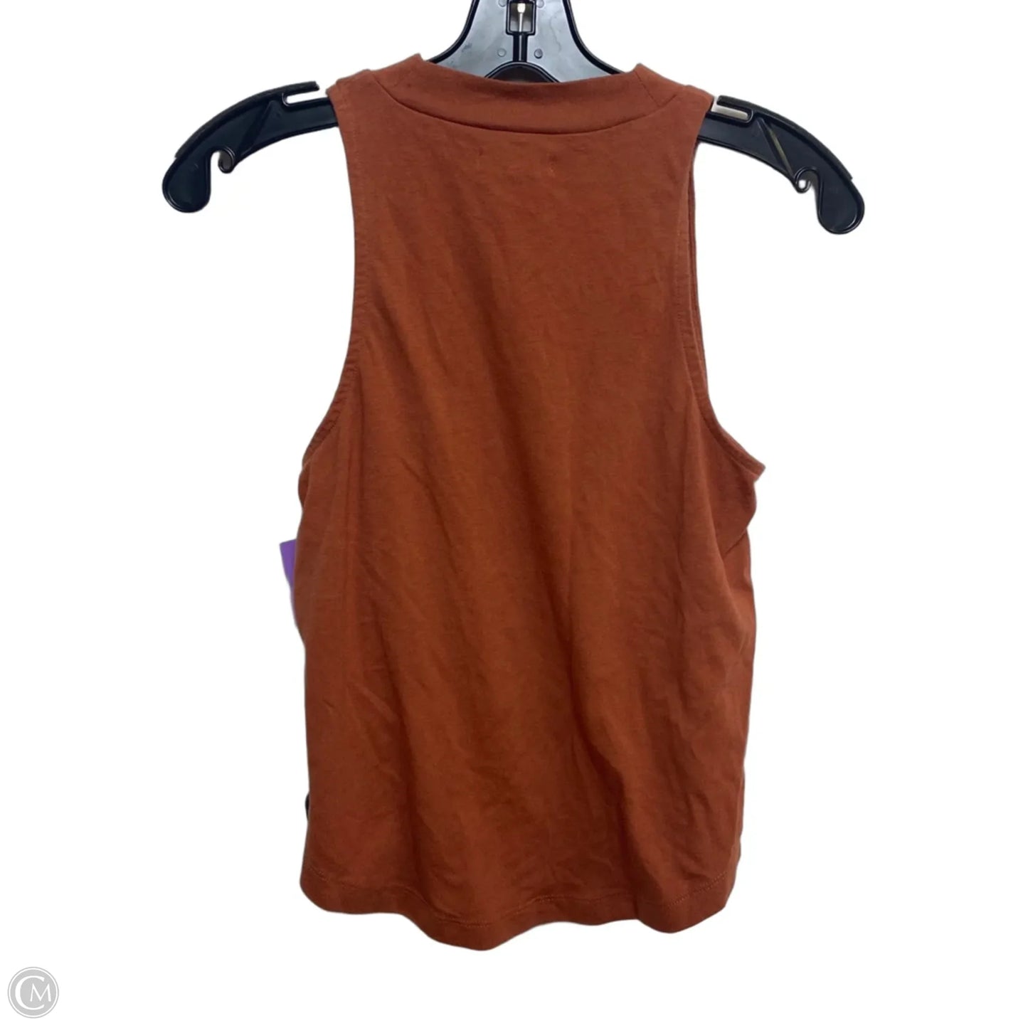 Top Sleeveless By Madewell In Orange, Size: Xs