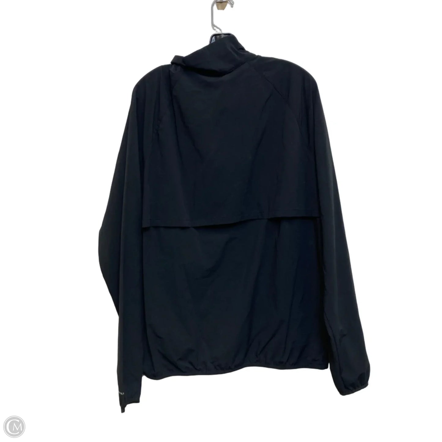 Jacket Windbreaker By Columbia In Black, Size: L