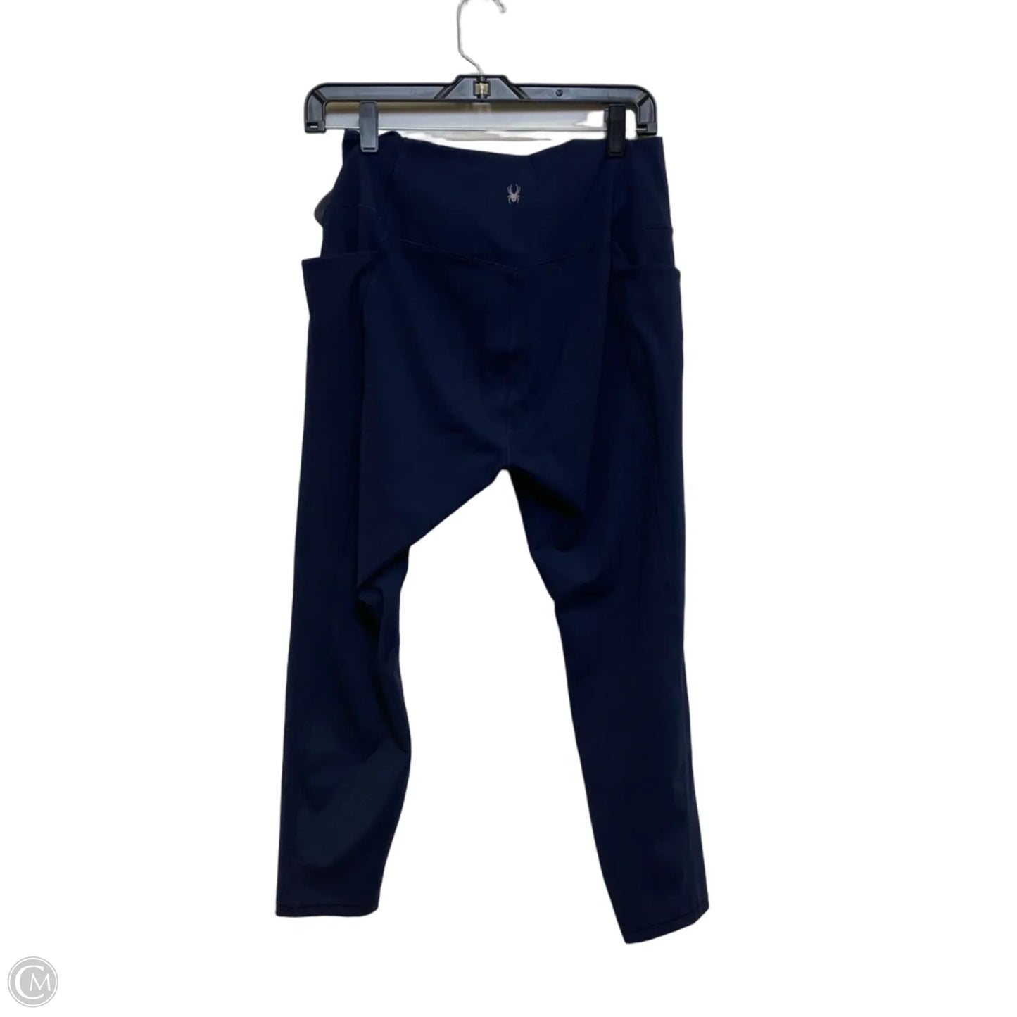 Athletic Leggings By Spyder In Navy, Size: Xl