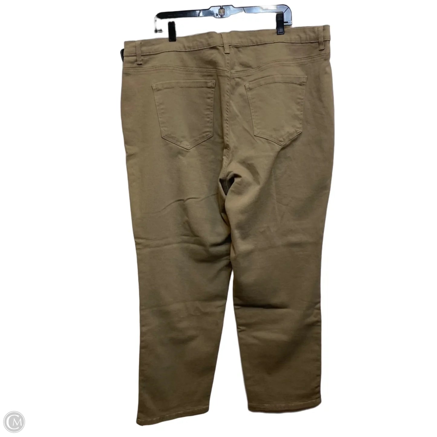 Jeans Straight By Gloria Vanderbilt In Brown, Size: 22
