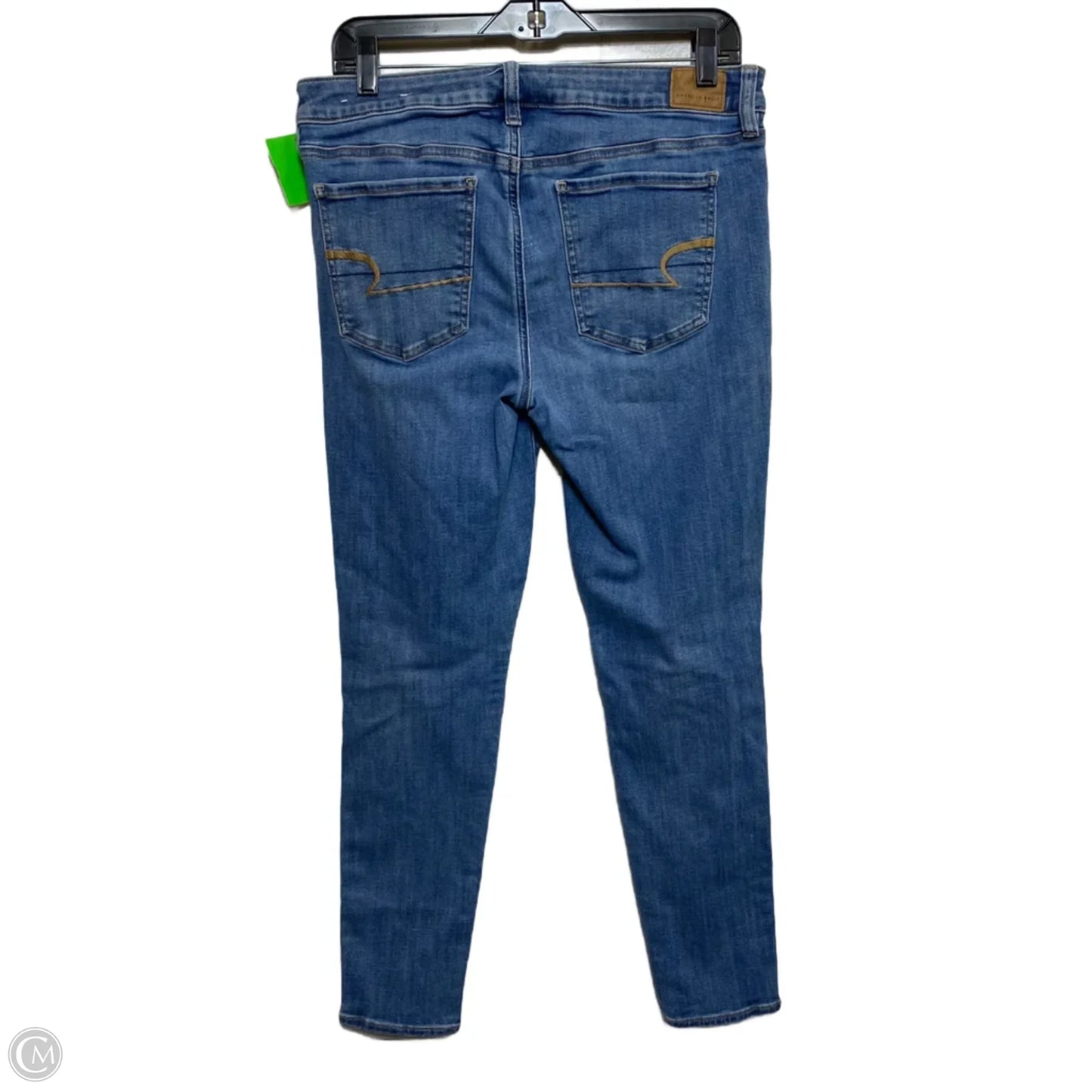 Jeans Jeggings By American Eagle In Blue Denim, Size: 12