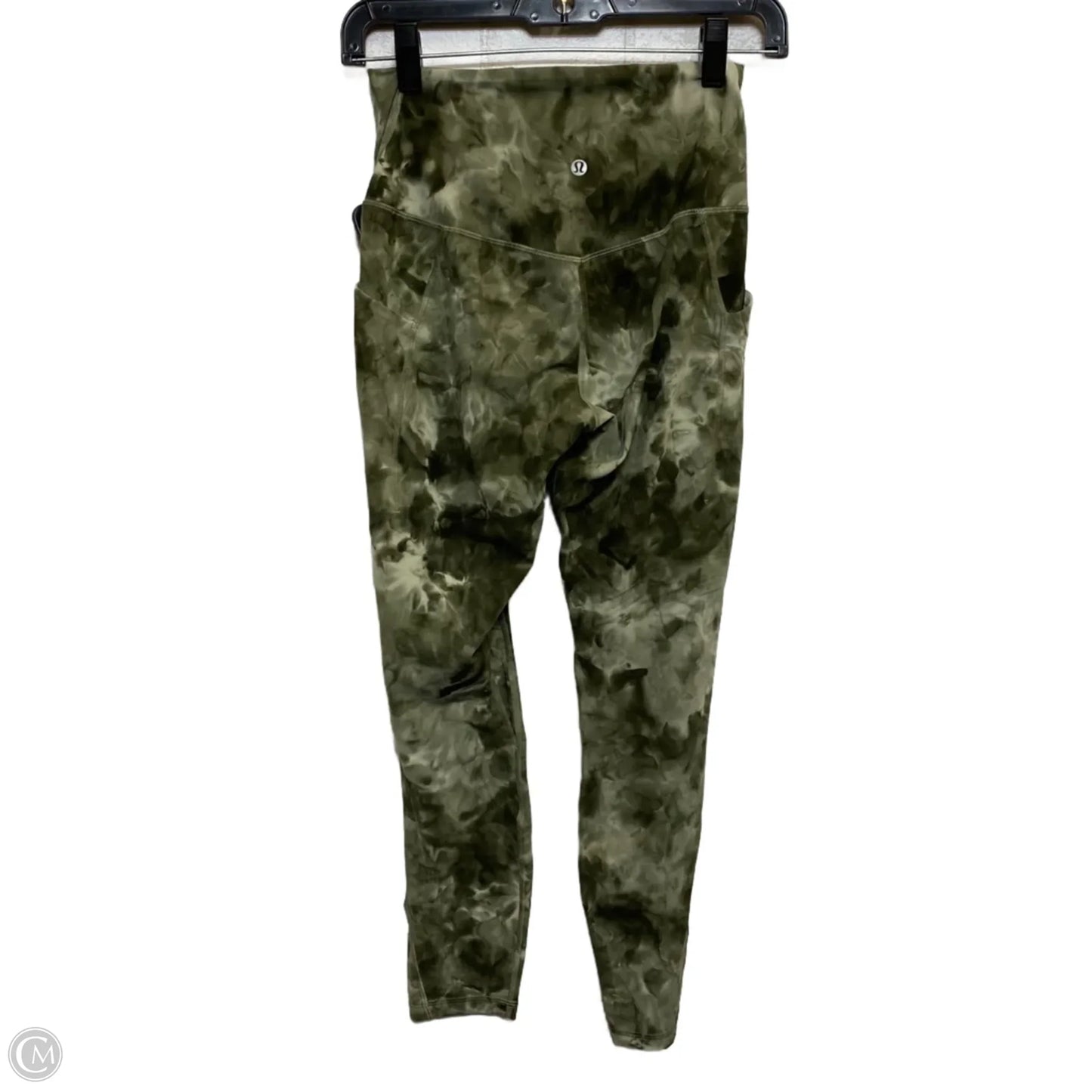 Athletic Leggings By Lululemon In Green, Size: S