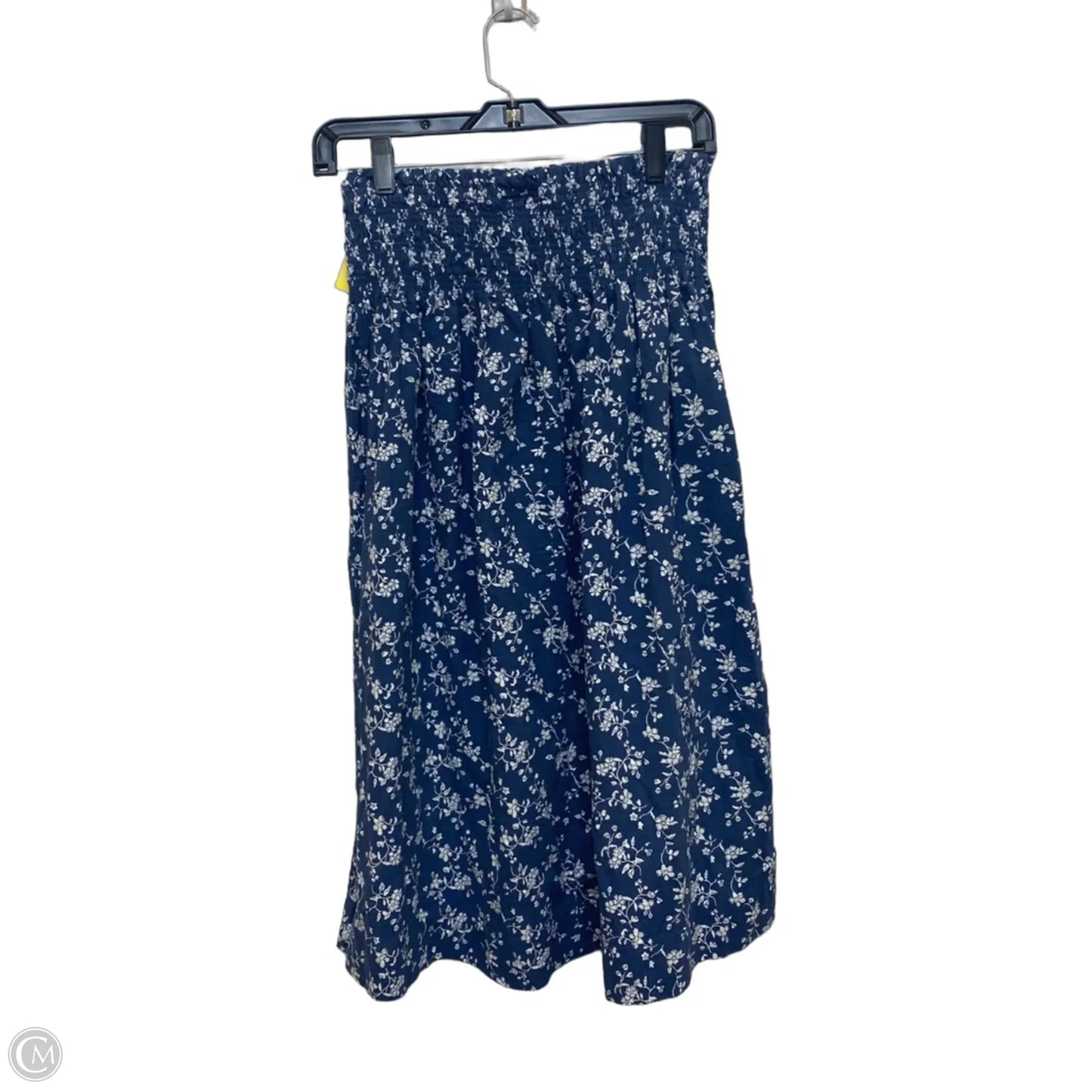 Skirt Midi By Universal Thread In Blue, Size: Xs