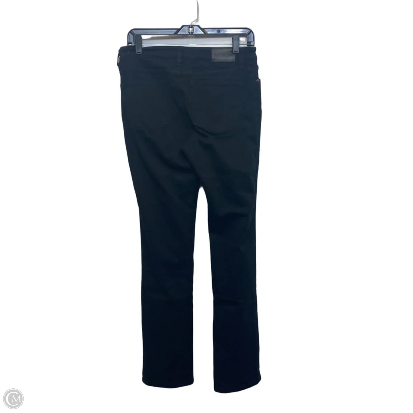 Jeans Straight By Lauren By Ralph Lauren In Black Denim, Size: 8