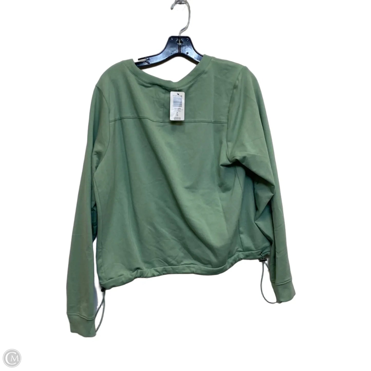 Sweatshirt Crewneck By Torrid In Green, Size: L