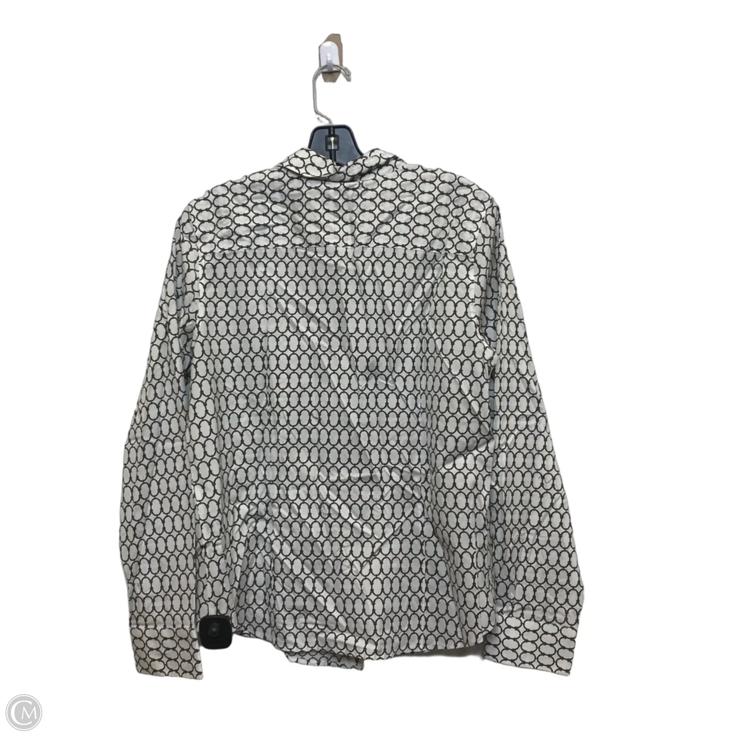 Top Long Sleeve By Talbots In Cream, Size: L