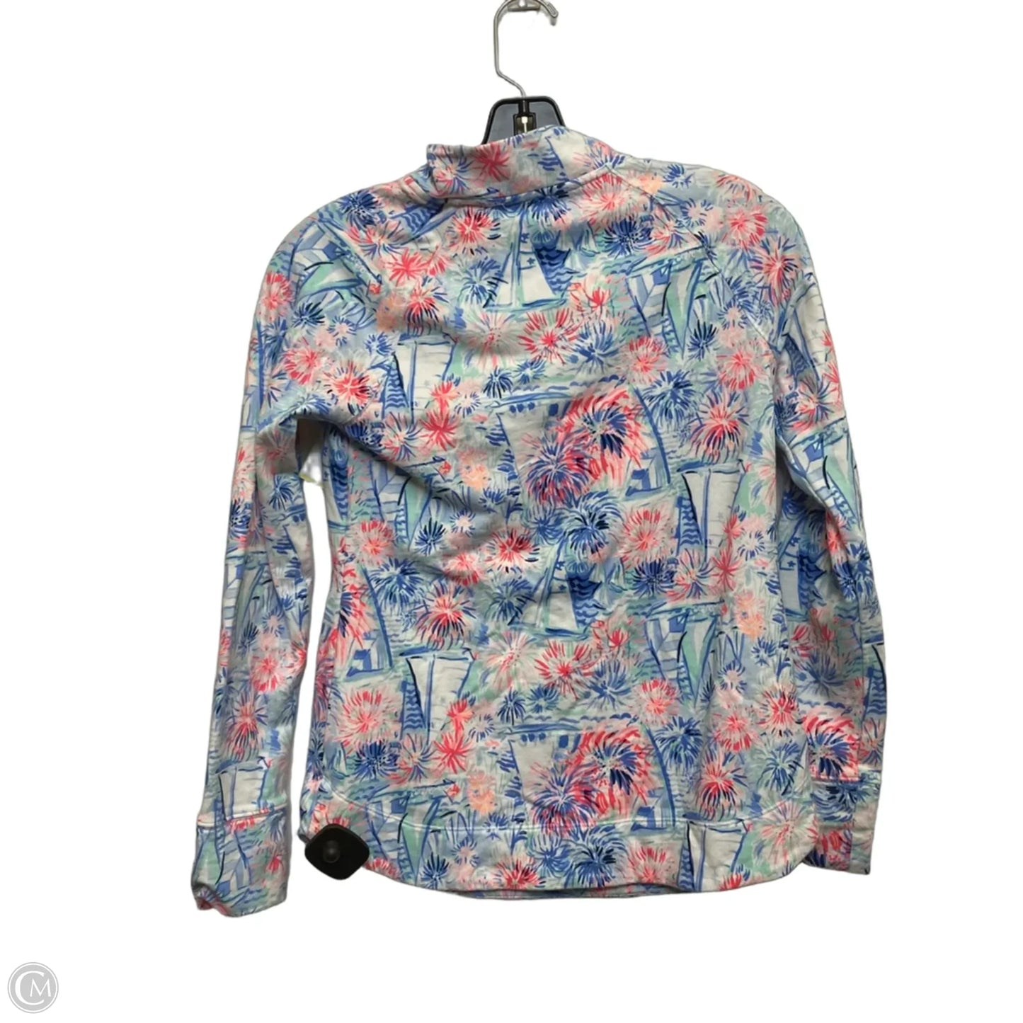 Top Long Sleeve Designer By Lilly Pulitzer In Blue, Size: Xxs