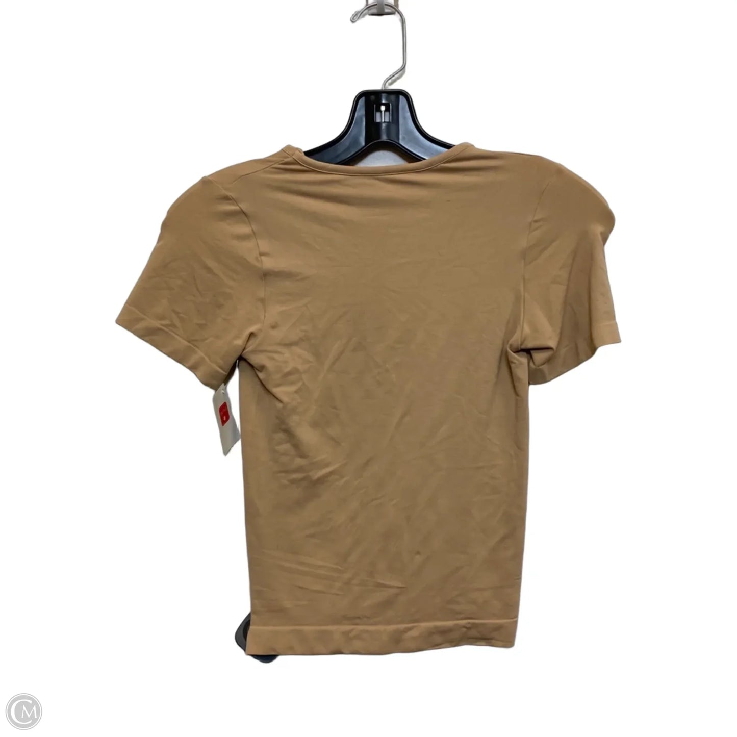 Top Short Sleeve Basic By Skims In Tan, Size: S