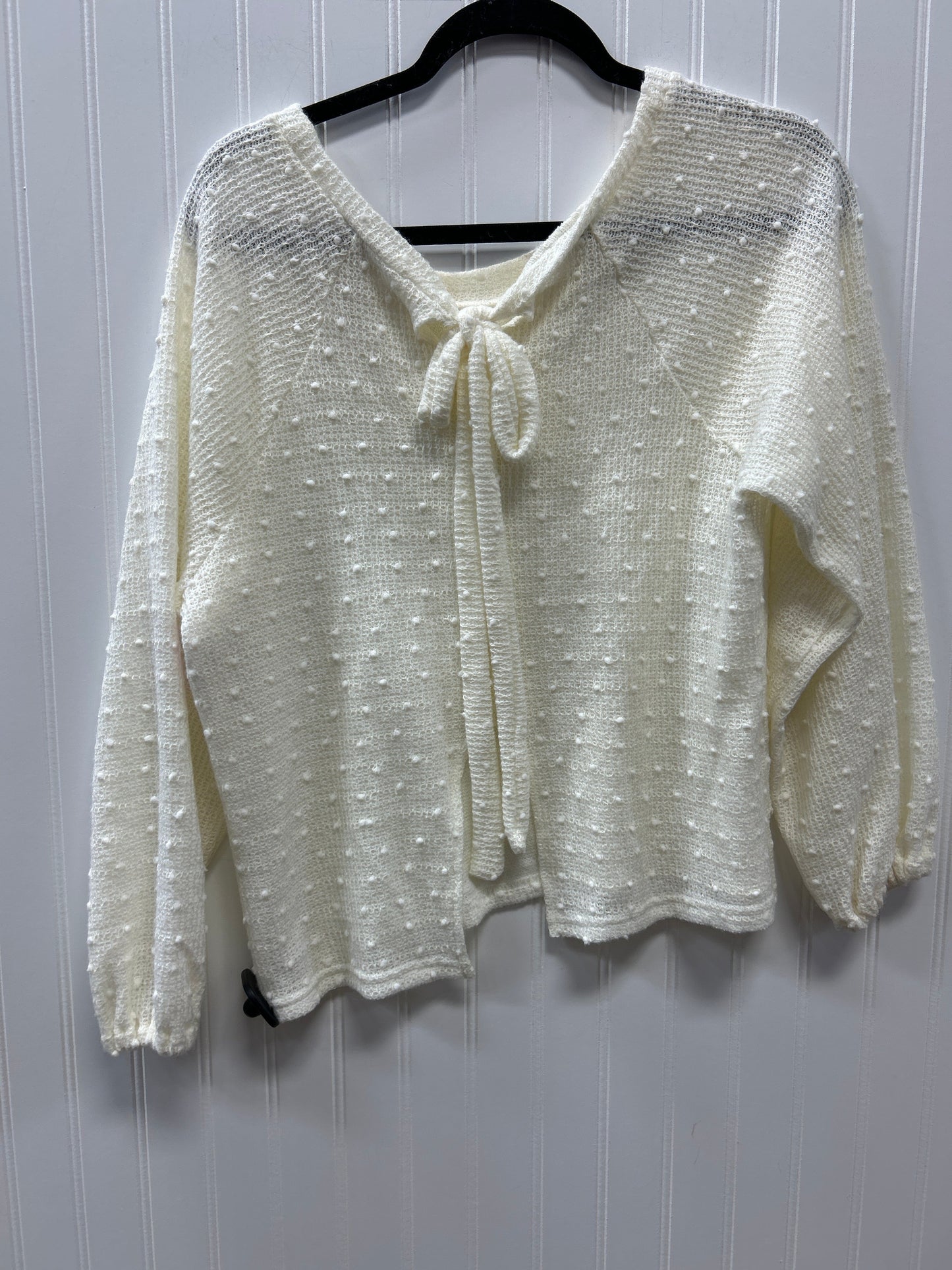 Top Ls By Blu Pepper In Cream, Size:Xs