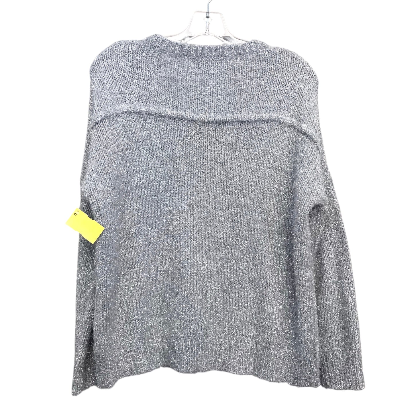 Sweater By Jennifer Lopez In Silver, Size:S