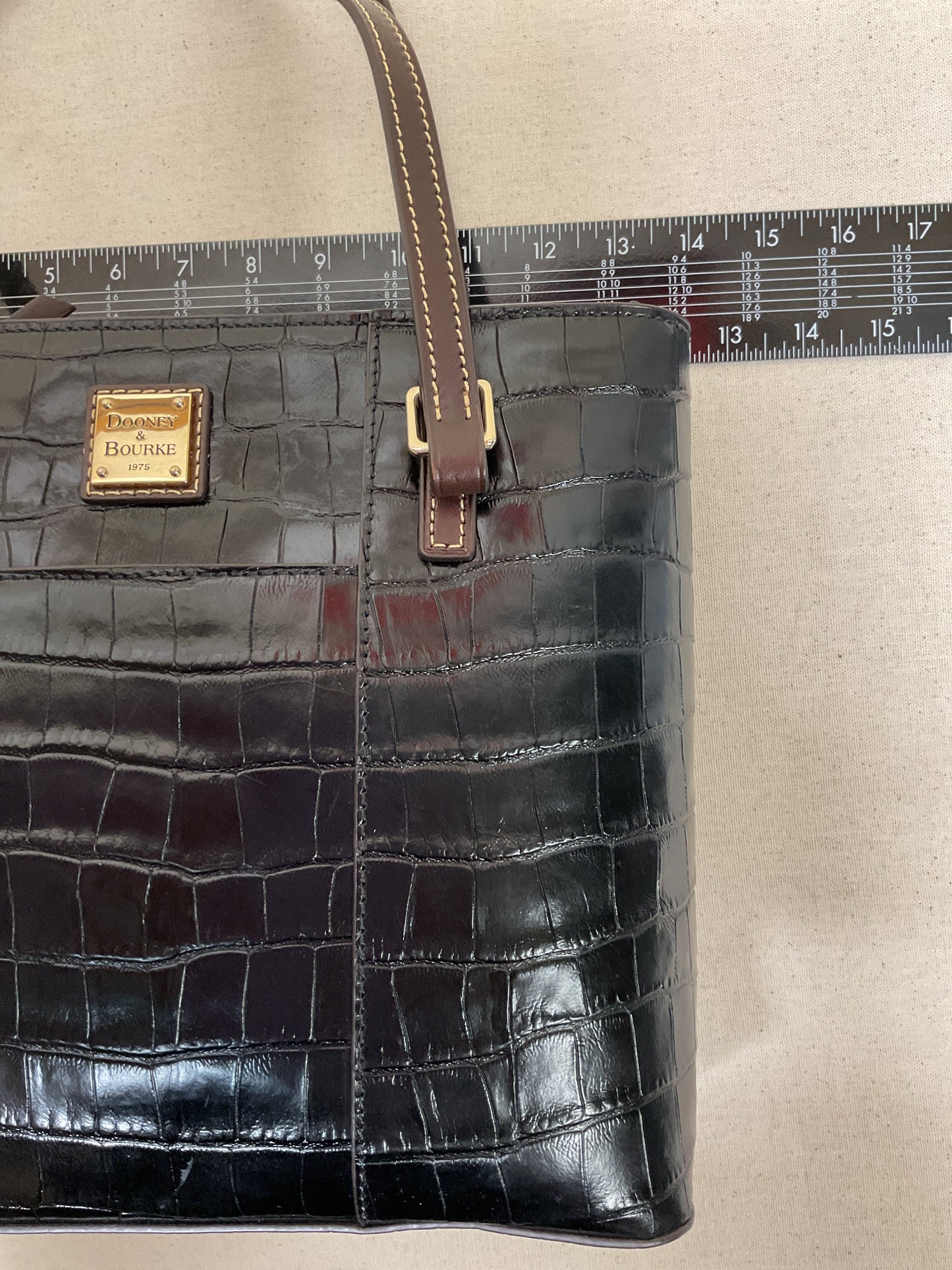 Handbag Designer By Dooney And Bourke In Black, Size:Medium