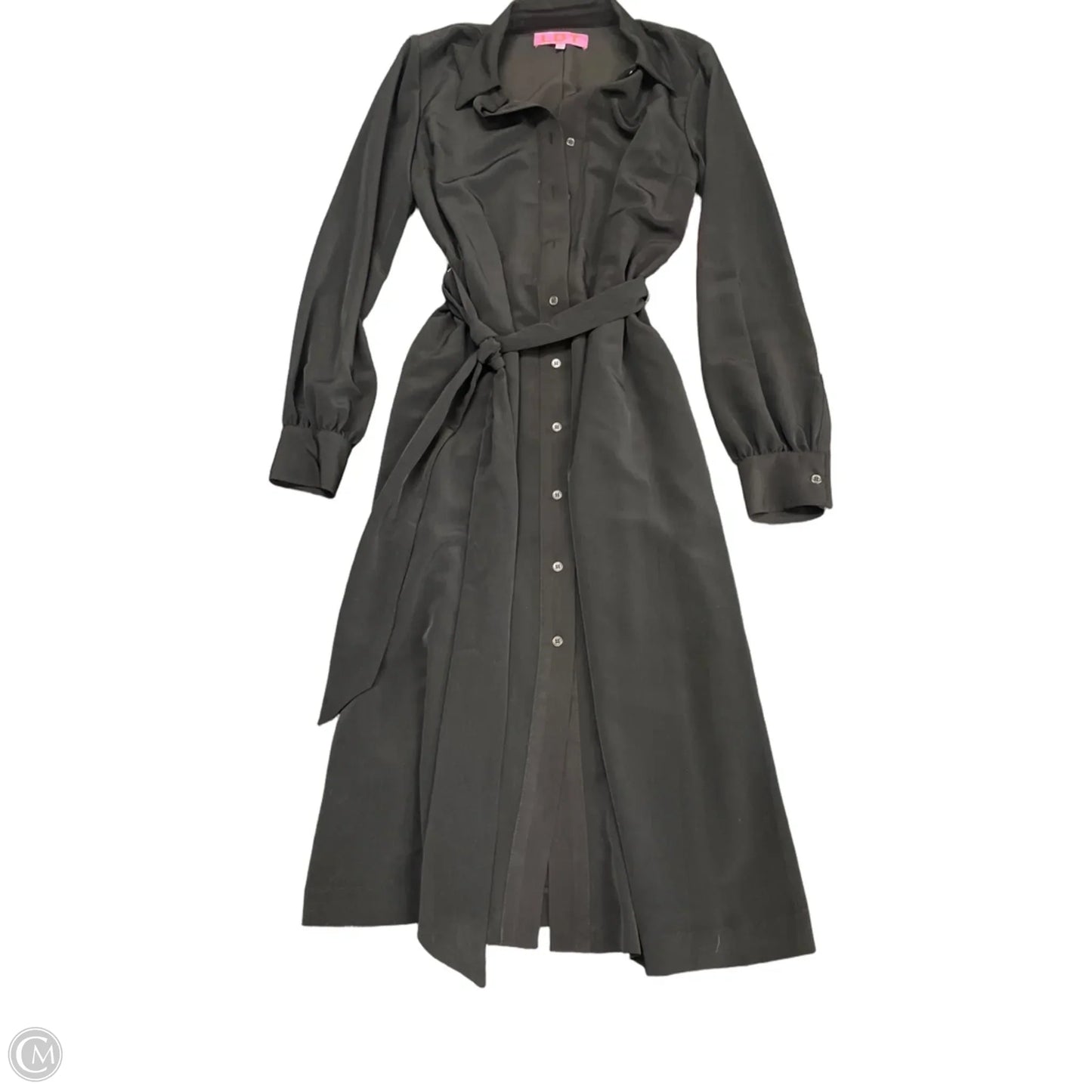 Dress Casual Midi By Clothes Mentor In Black, Size: 4