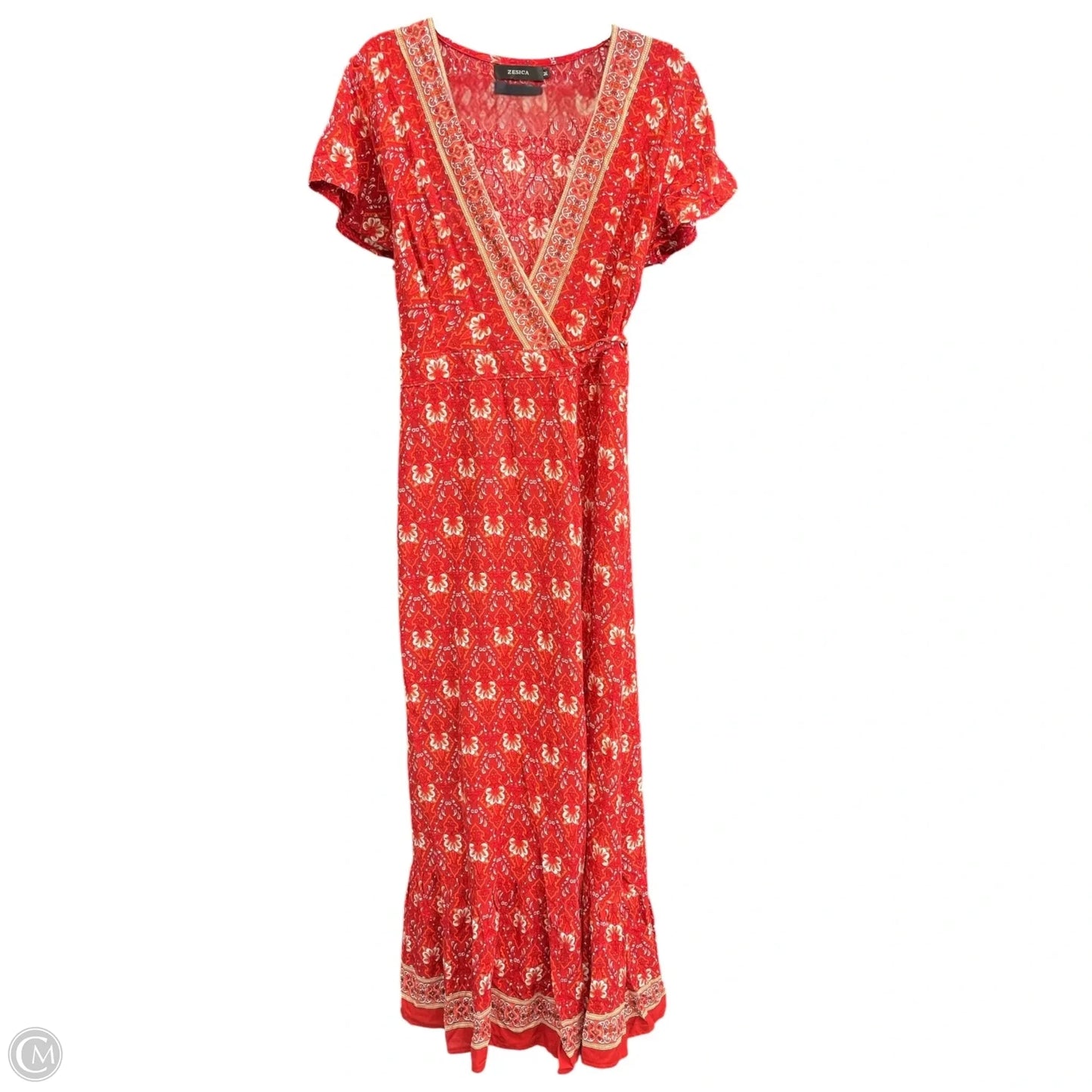 Dress Casual Maxi By Zesica In Red, Size: M