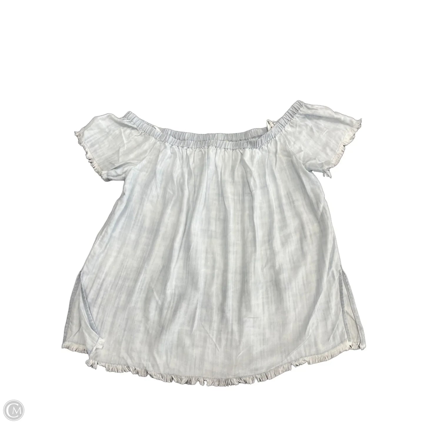 Top Short Sleeve By Cloth & Stone In Blue, Size: M