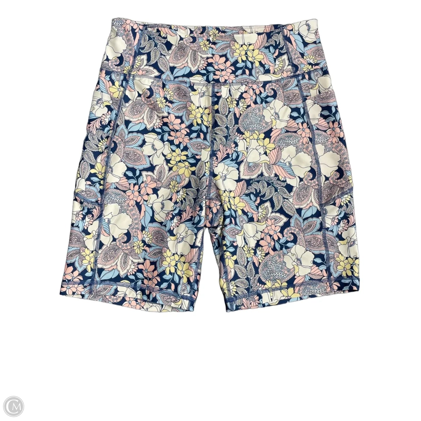 Athletic Shorts By Tahari In Floral Print, Size: 1x