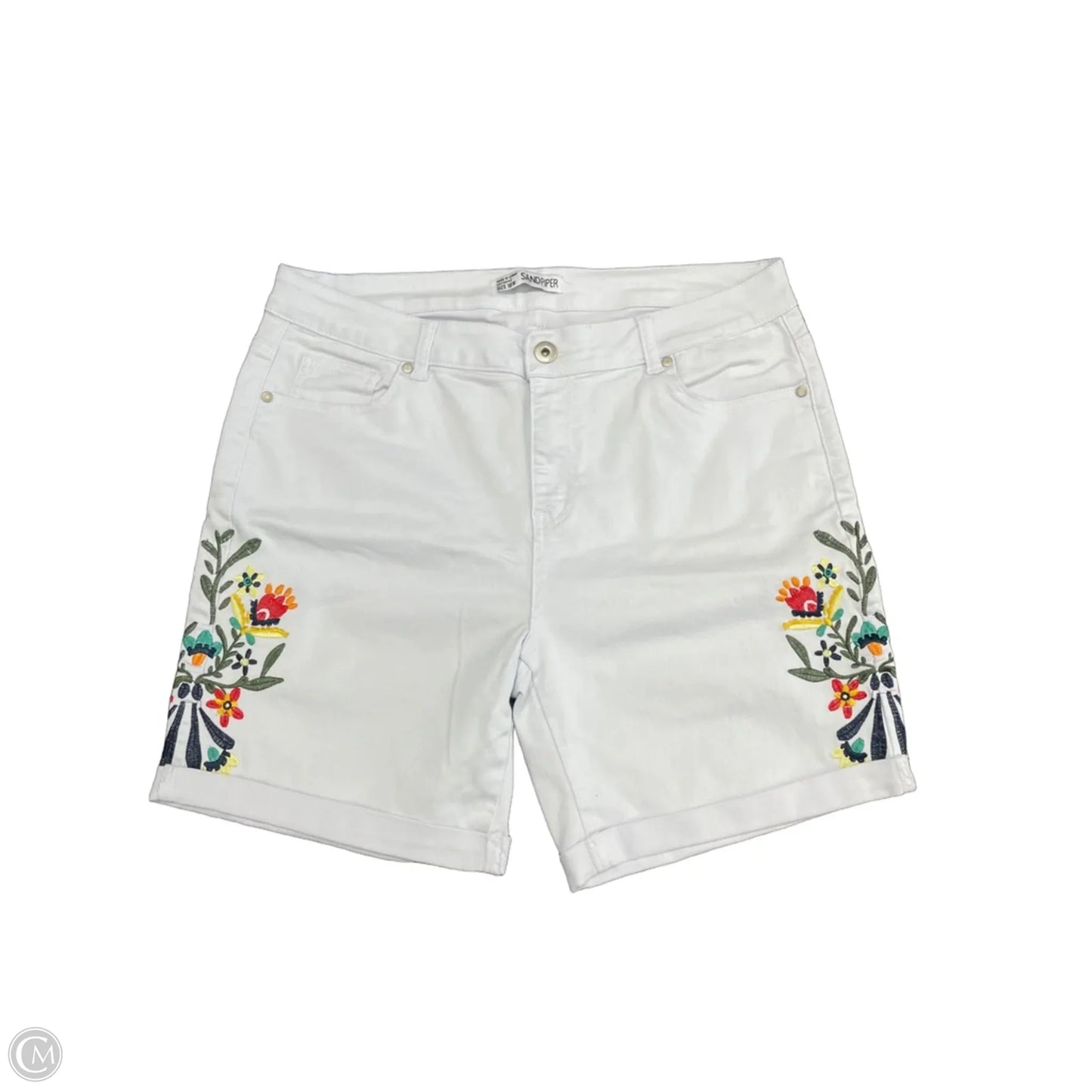 Shorts By Clothes Mentor In White, Size: 18