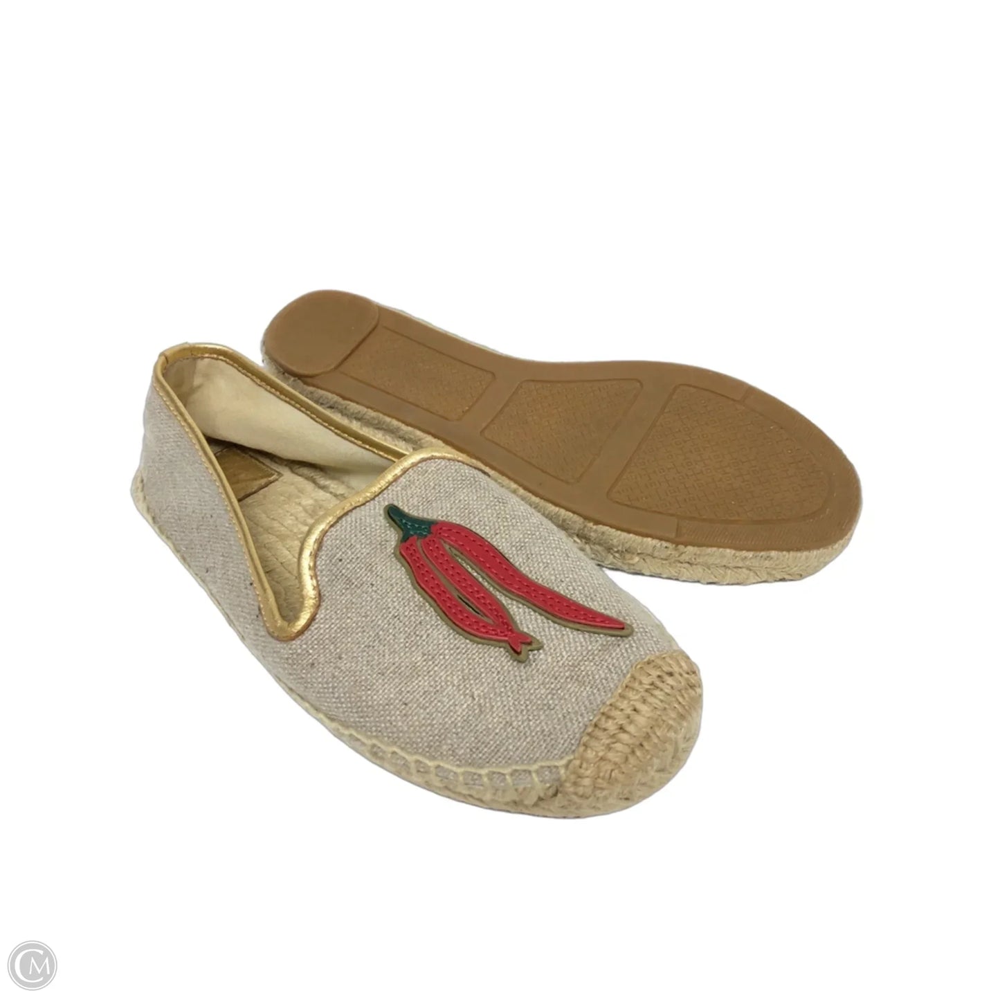 Shoes Designer By Tory Burch In Beige, Size: 8