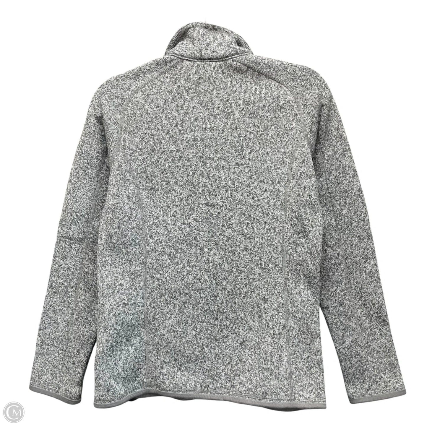 Athletic Top Long Sleeve Collar By Patagonia In Grey, Size: S
