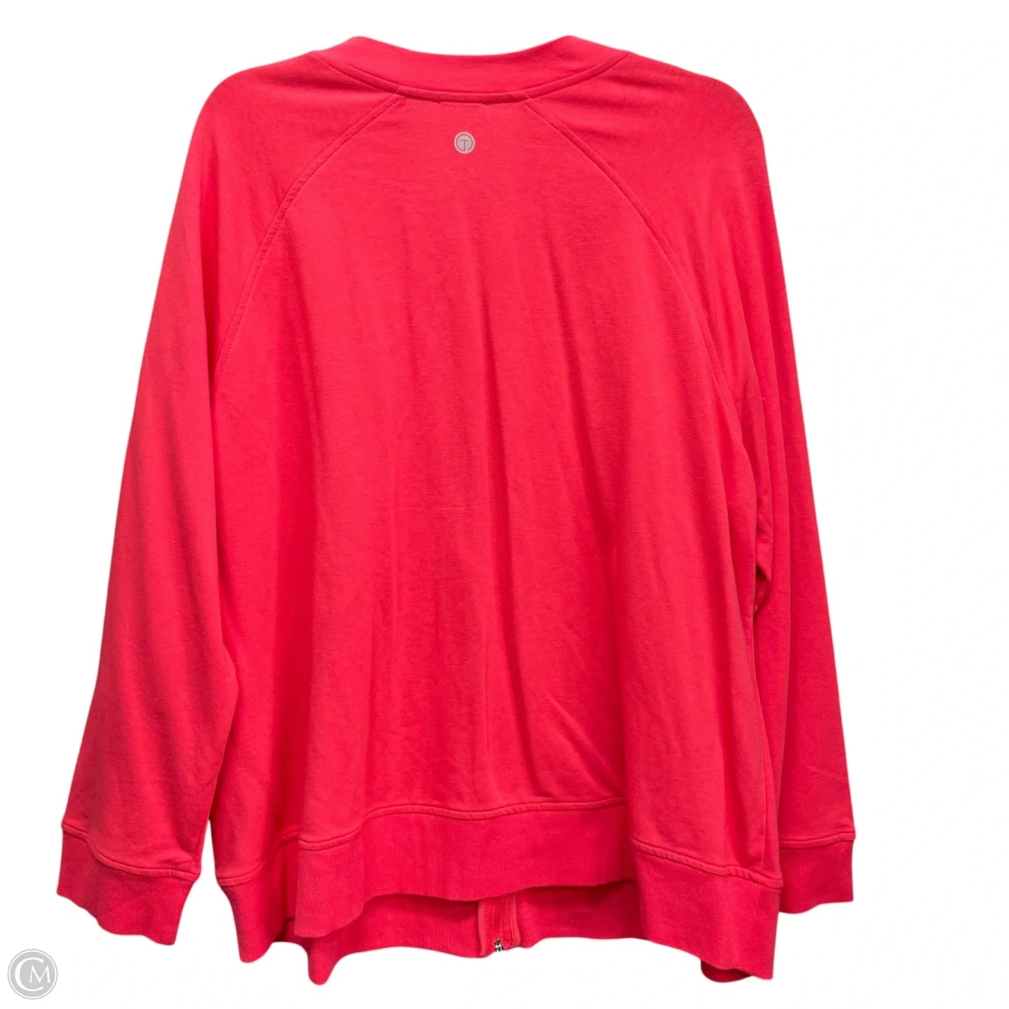 Athletic Jacket By Talbots In Red, Size: 2x