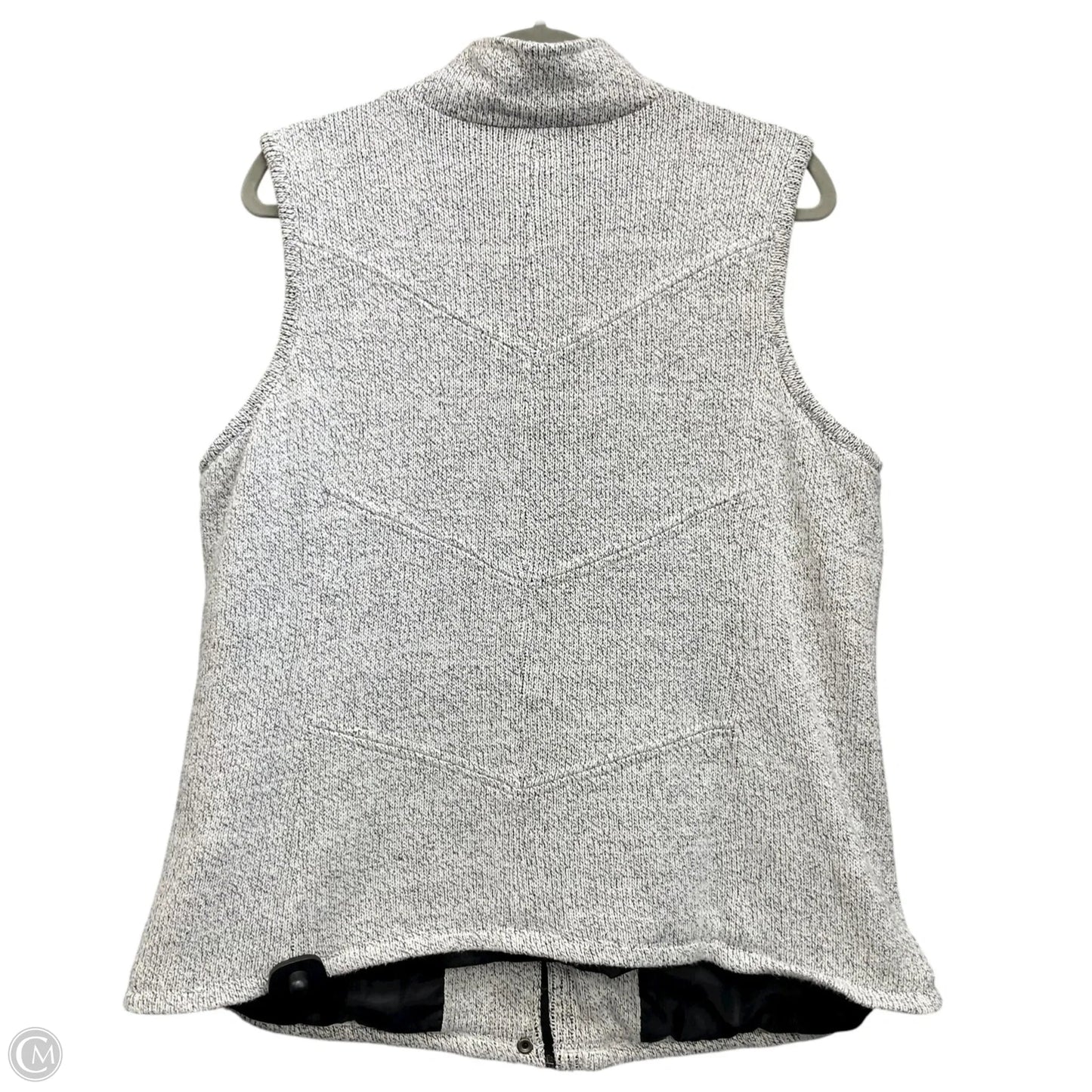 Vest Fleece By Coldwater Creek In Grey, Size: 1x