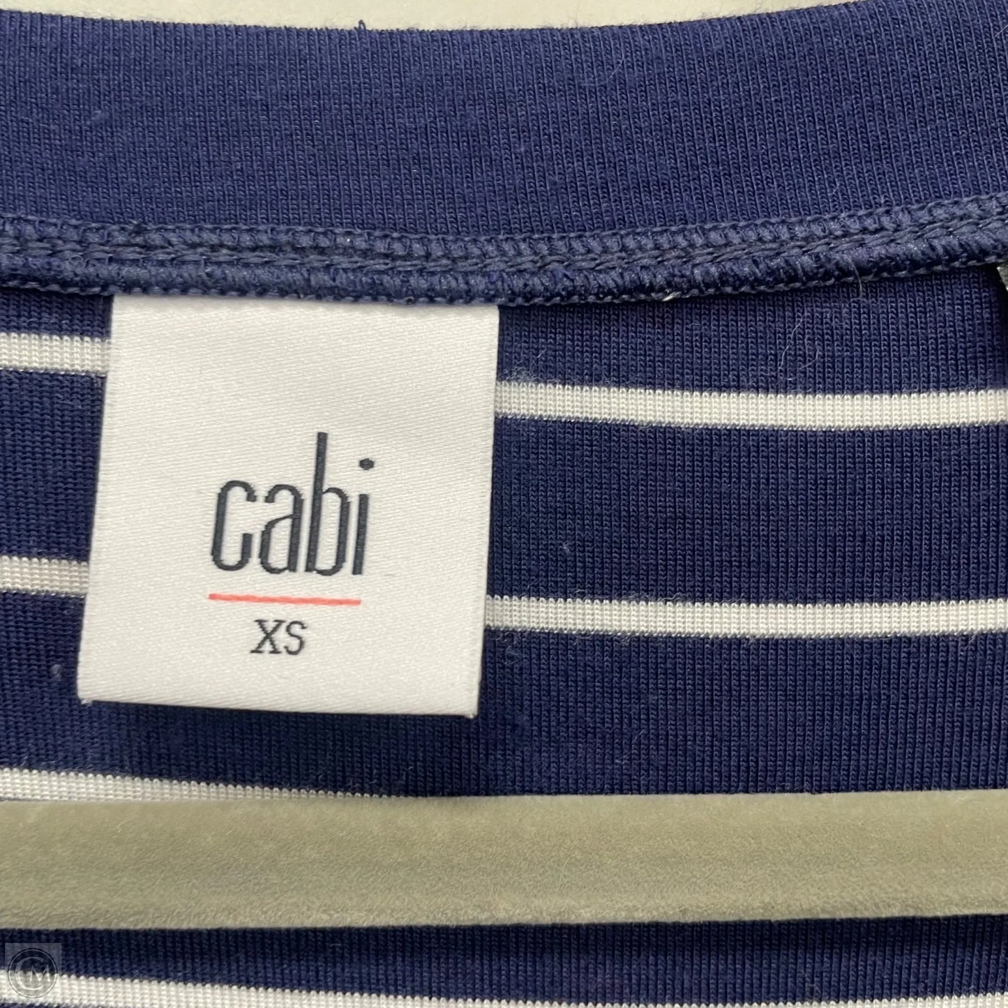 Top Long Sleeve By Cabi In Navy, Size: Xs