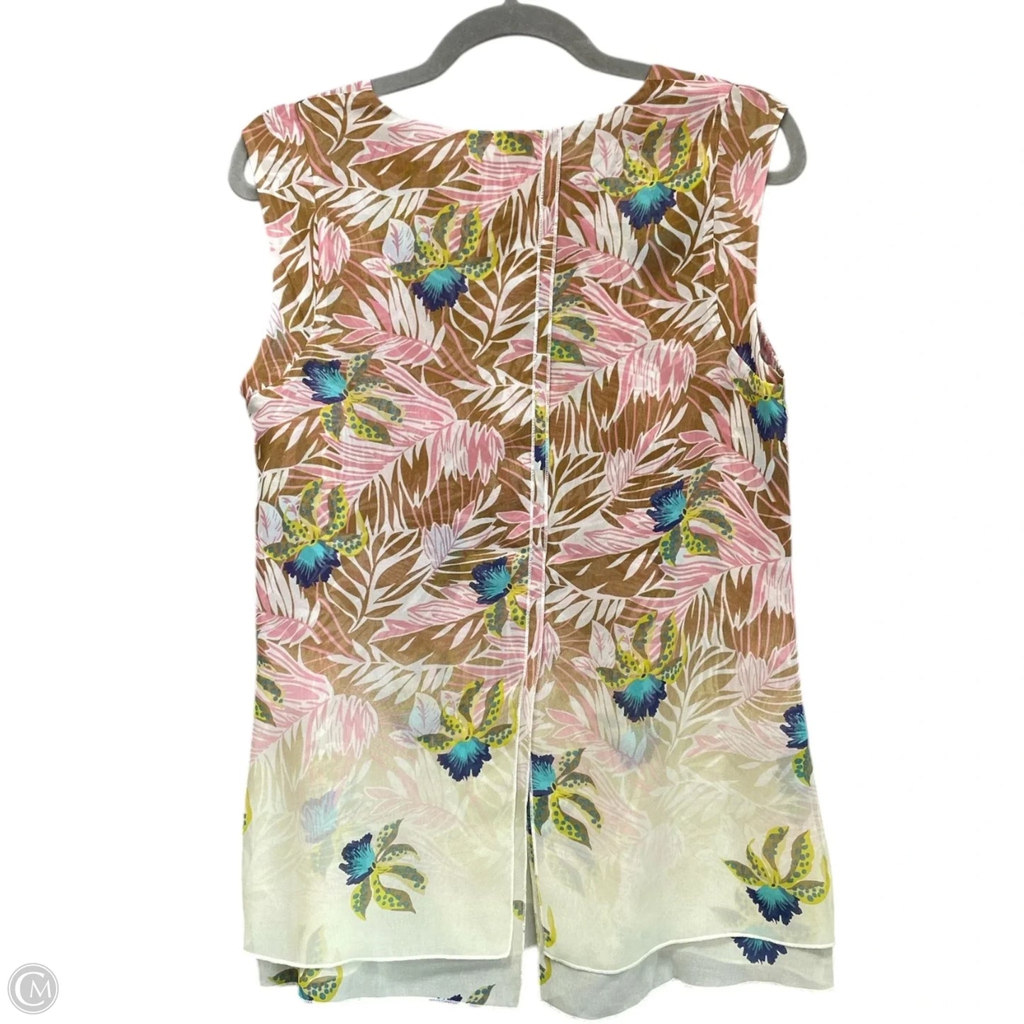 Blouse Sleeveless By Cabi In Multi-colored, Size: S