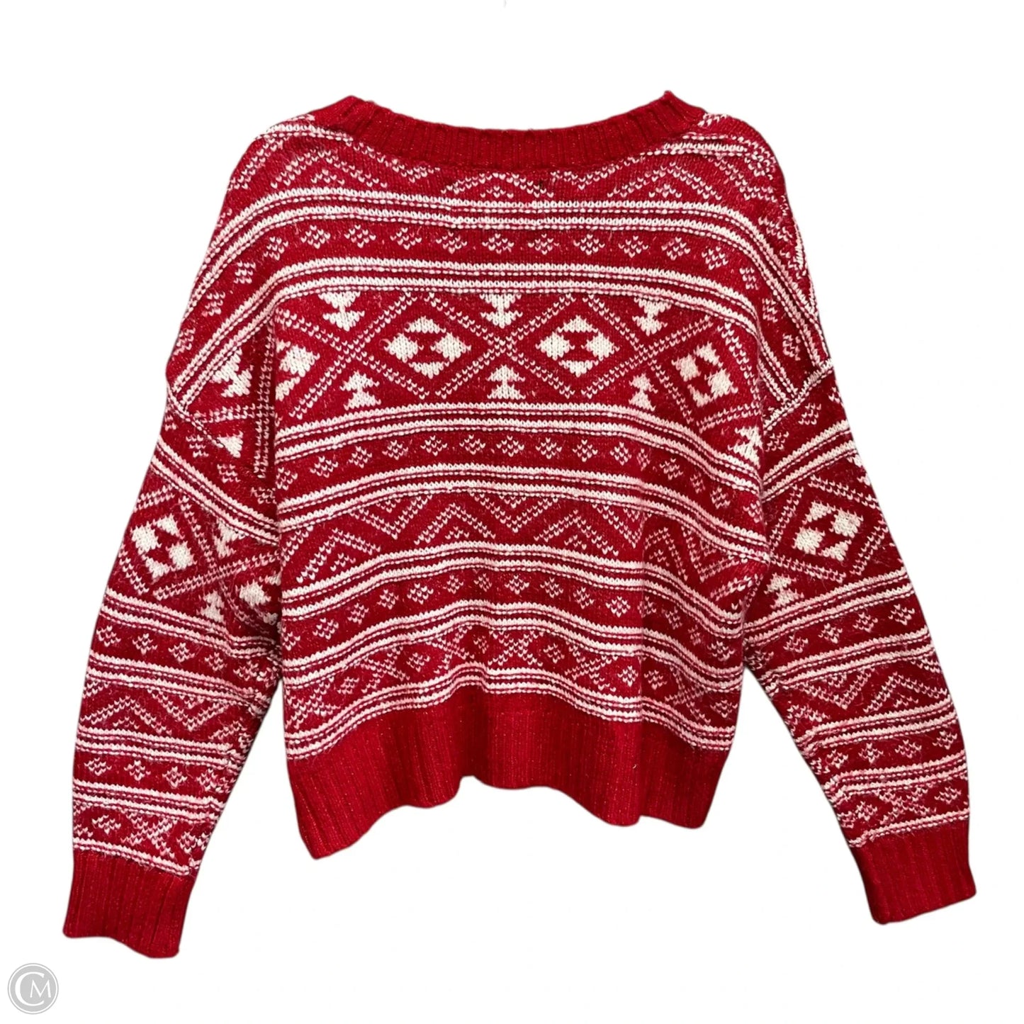 Sweater By American Eagle In Red, Size: M
