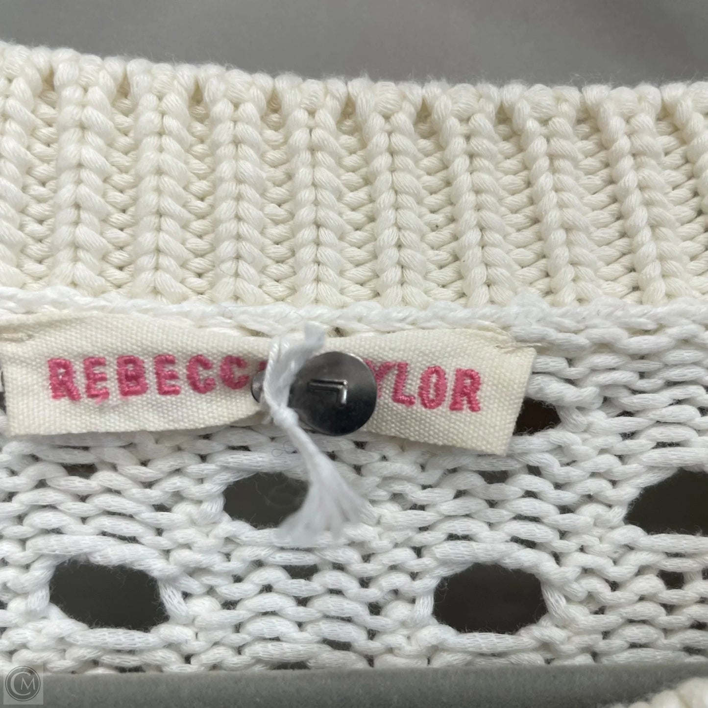 Sweater By Rebecca Taylor In Beige, Size: L