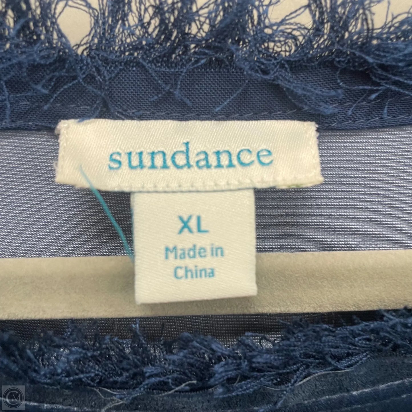 Top 3/4 Sleeve By Sundance In Blue, Size: Xl