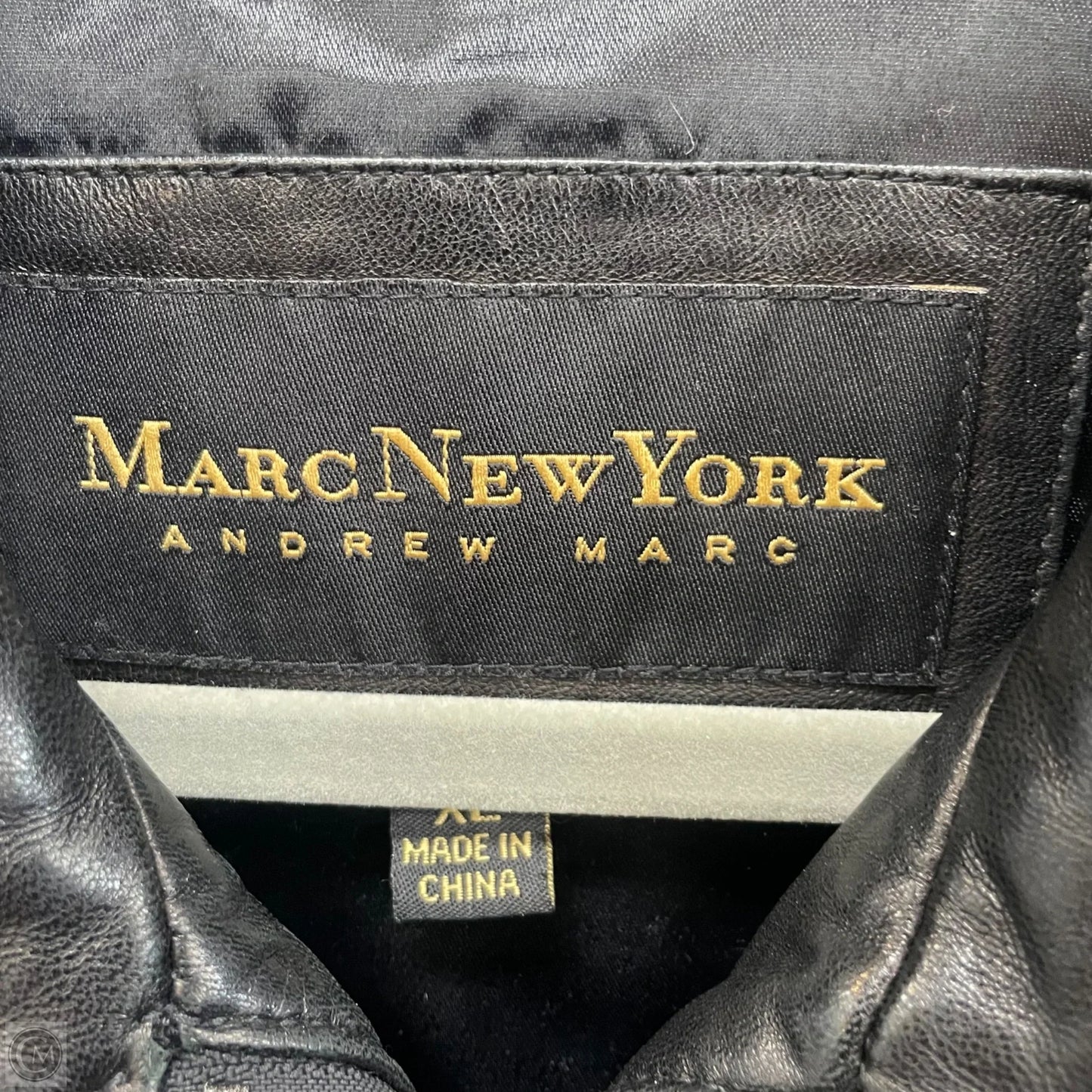 Jacket Leather By Marc New York In Black, Size: Xl
