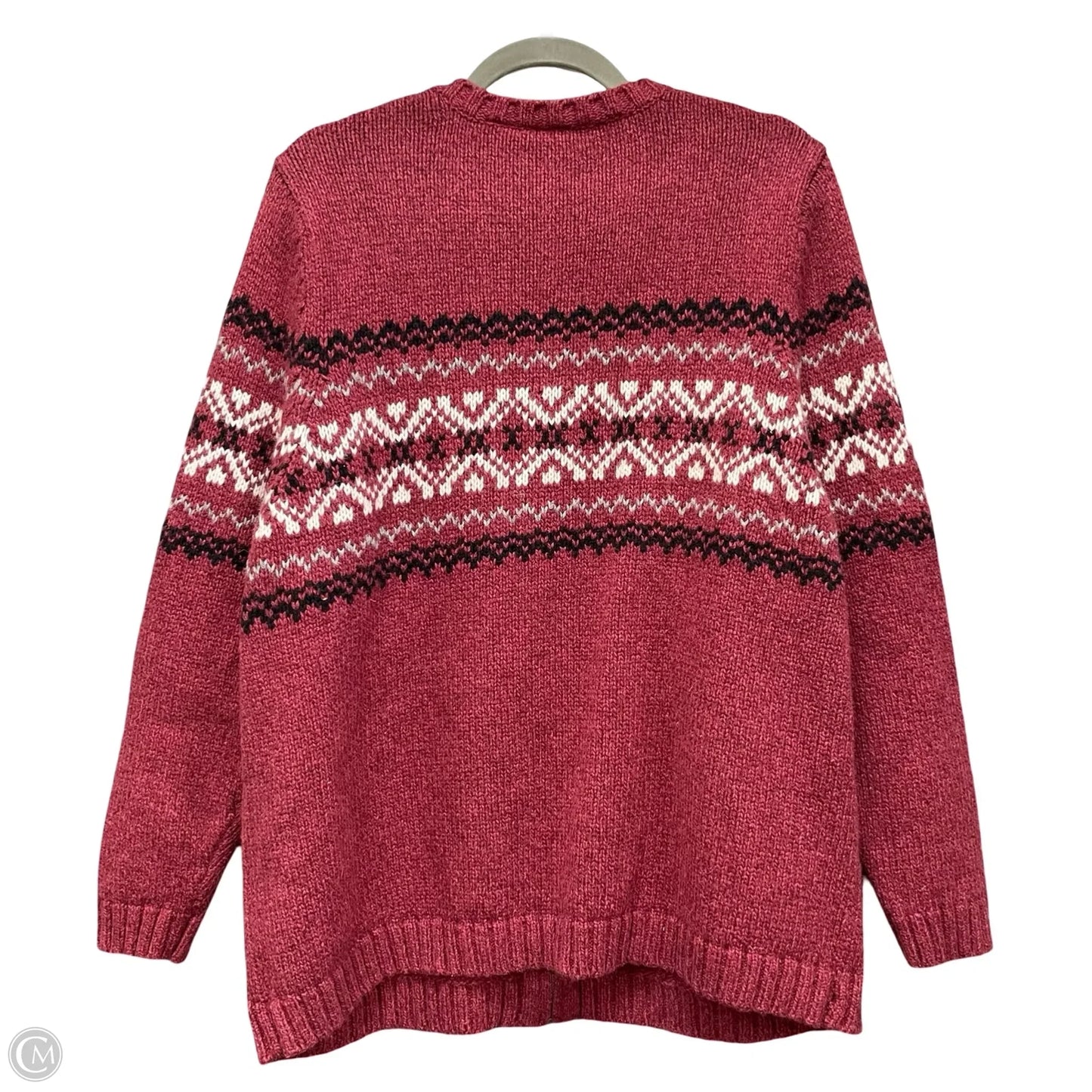 Sweater Cardigan By Sonoma In Maroon, Size: 2x