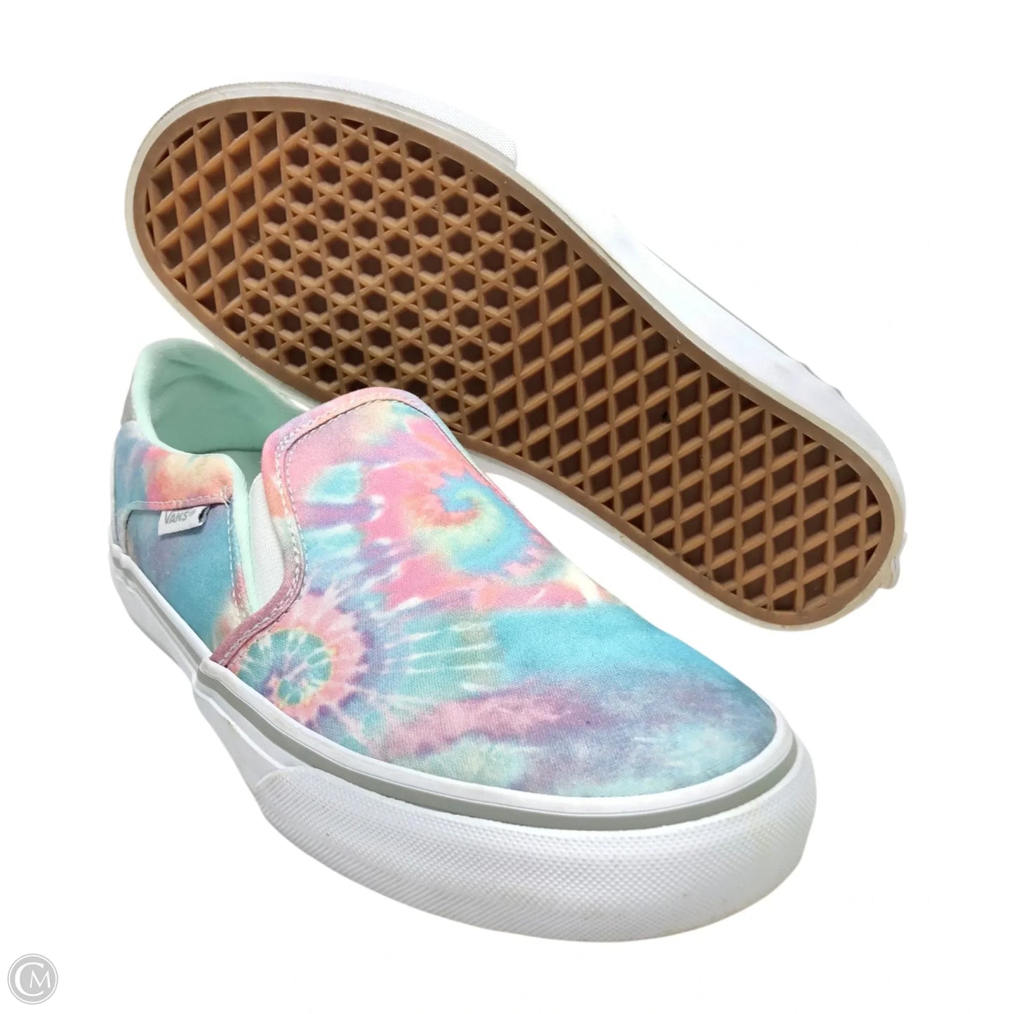 Shoes Sneakers By Vans In Tie Dye Print, Size: 8.5