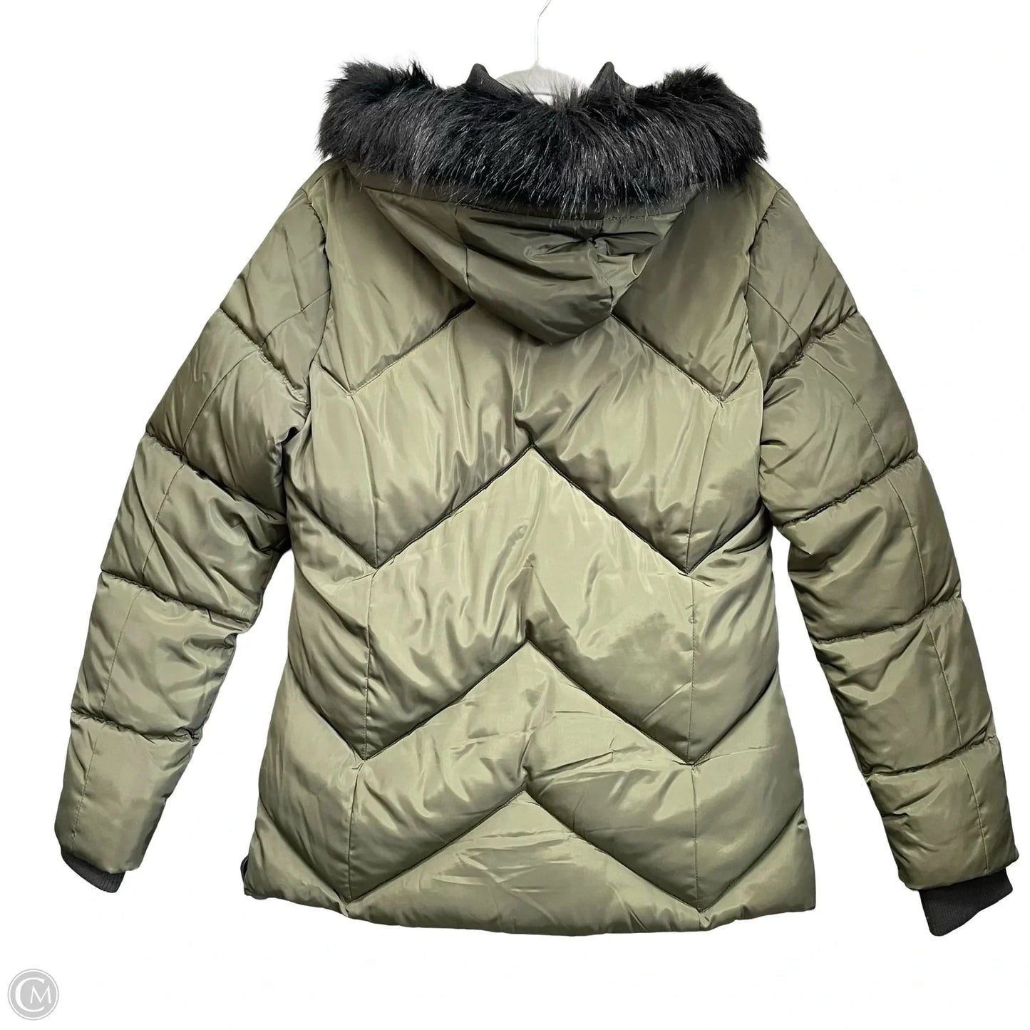 Coat Puffer & Quilted By Clothes Mentor In Green, Size: S