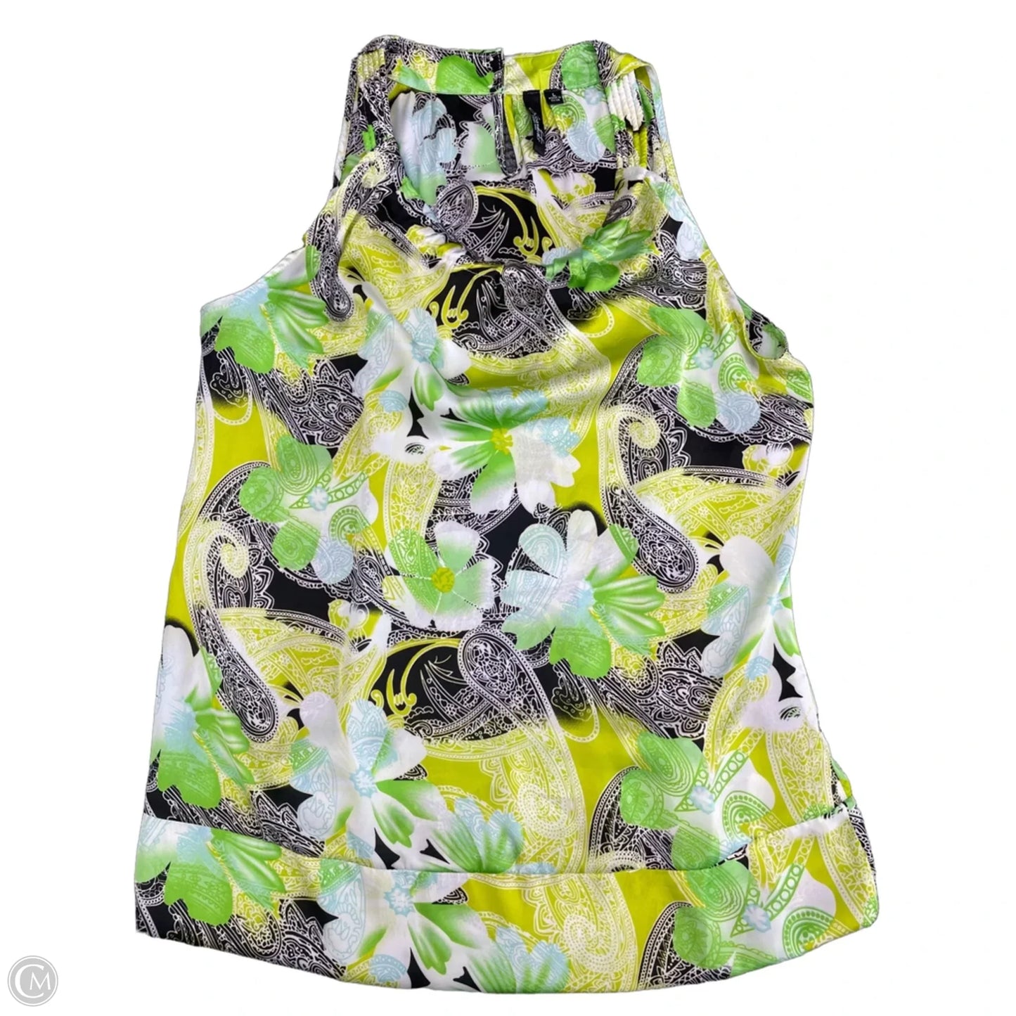 Top Sleeveless By Clothes Mentor In Blue & Green, Size: M