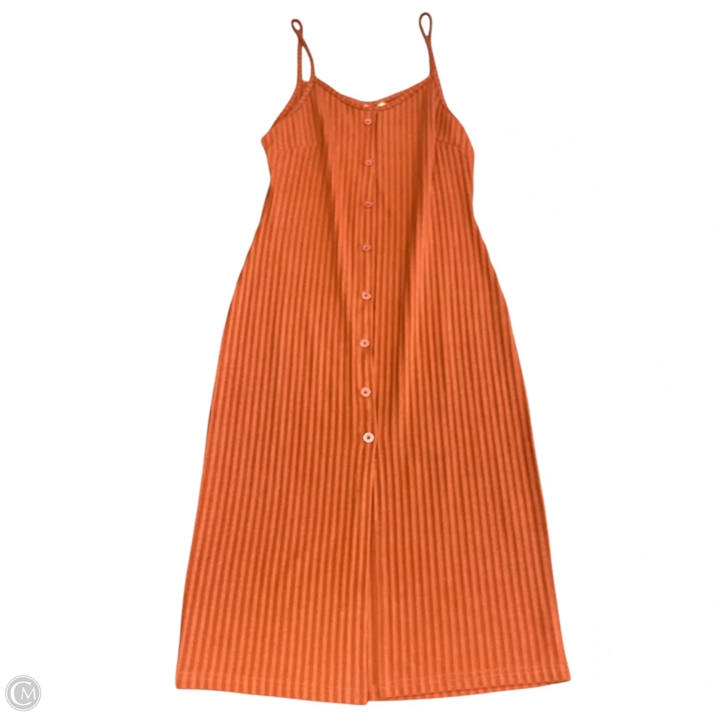 Dress Casual Midi By Say What In Brown, Size: L