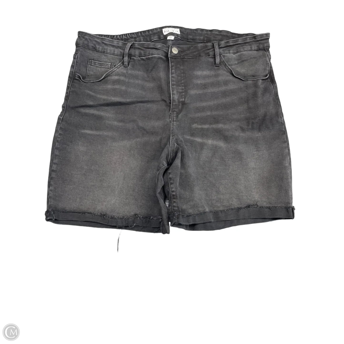 Shorts By Ava & Viv In Black Denim, Size: 24