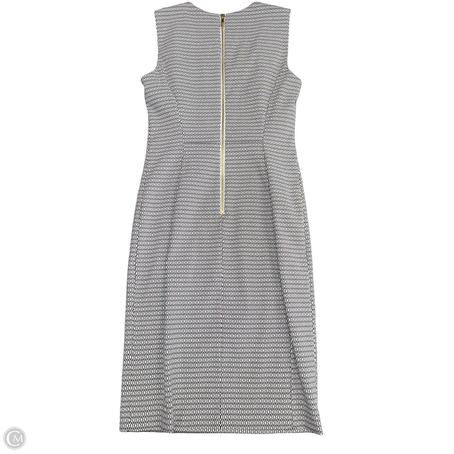 Dress Casual Short By Calvin Klein In Black & White, Size: 6