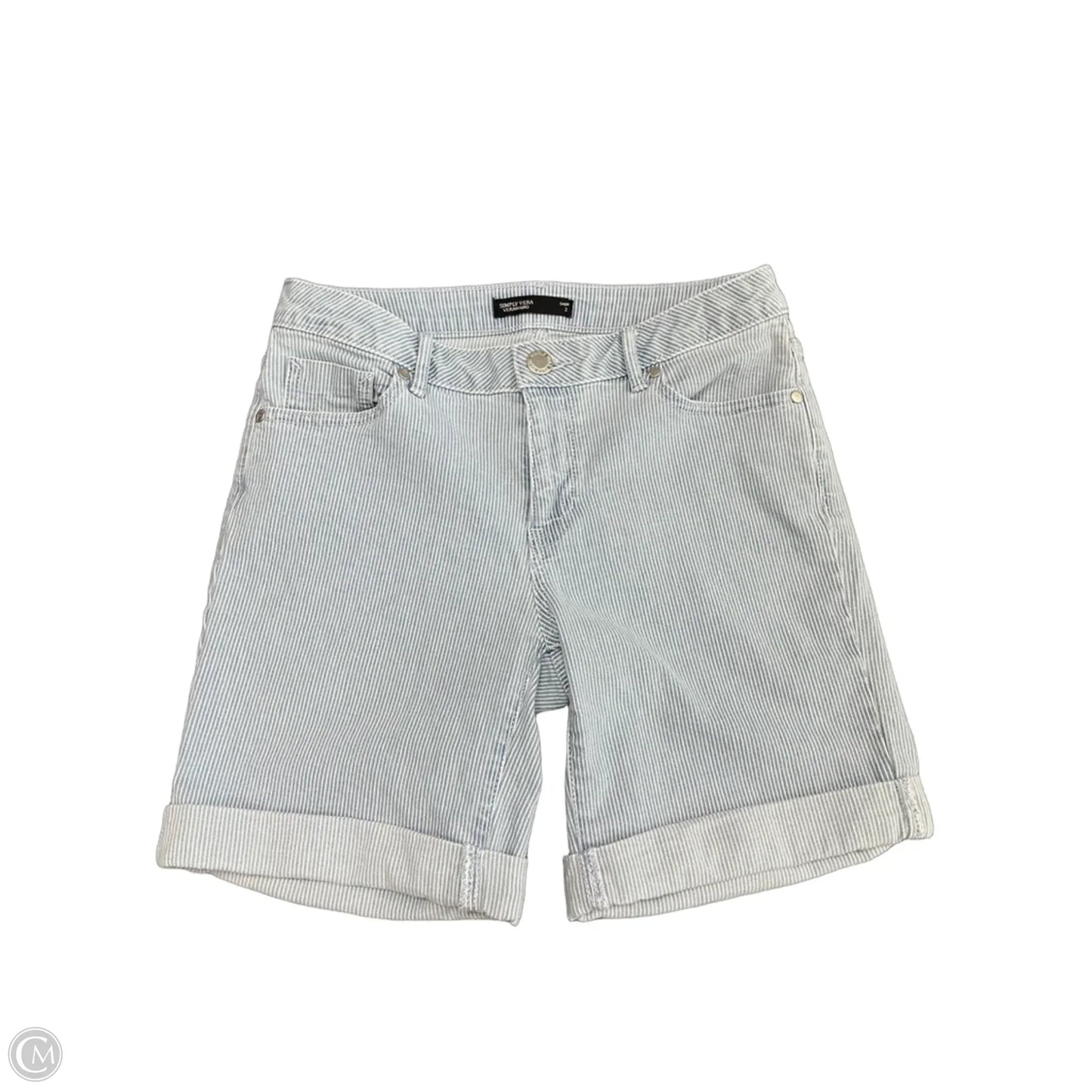 Shorts By Simply Vera In Blue, Size: 2